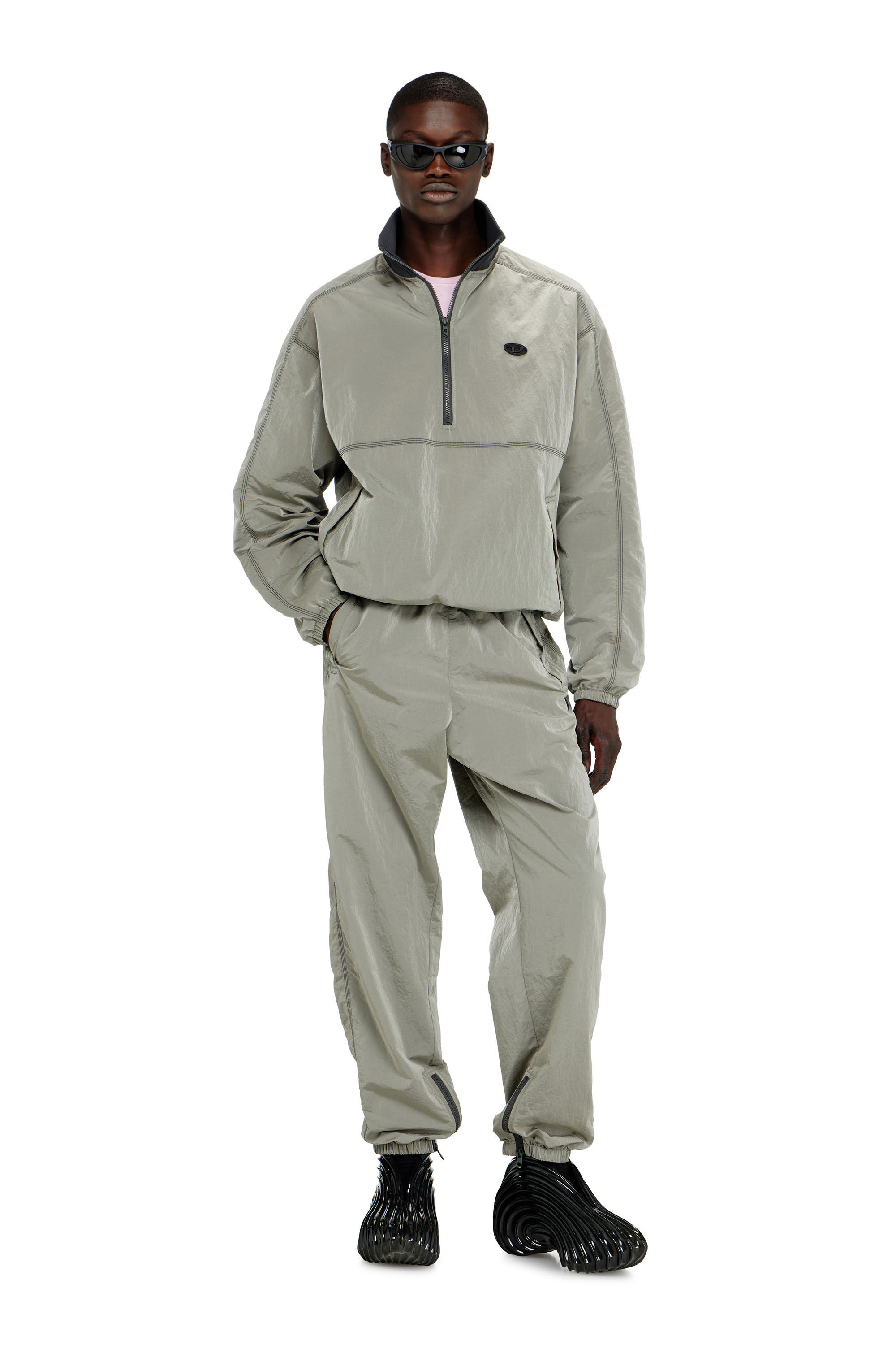 Diesel - MELISSA QUANTUM SNEAKERS X, Unisex Sneaker zum Schl&uuml;pfen aus Melflex&reg; in Schwarz - 8