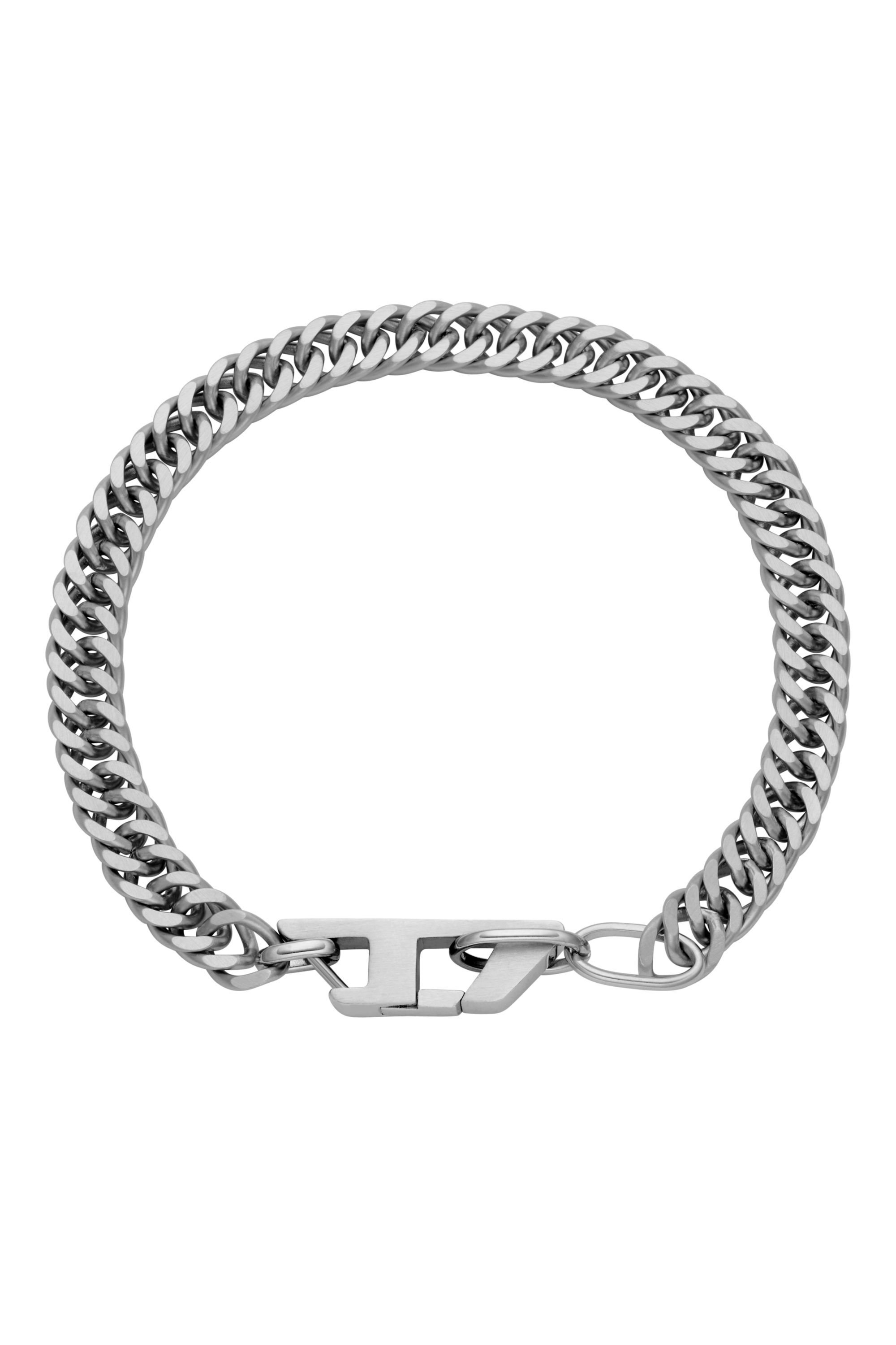 Diesel - DX1510, Unisex Kettenarmband aus Edelstahl in Silber - 1