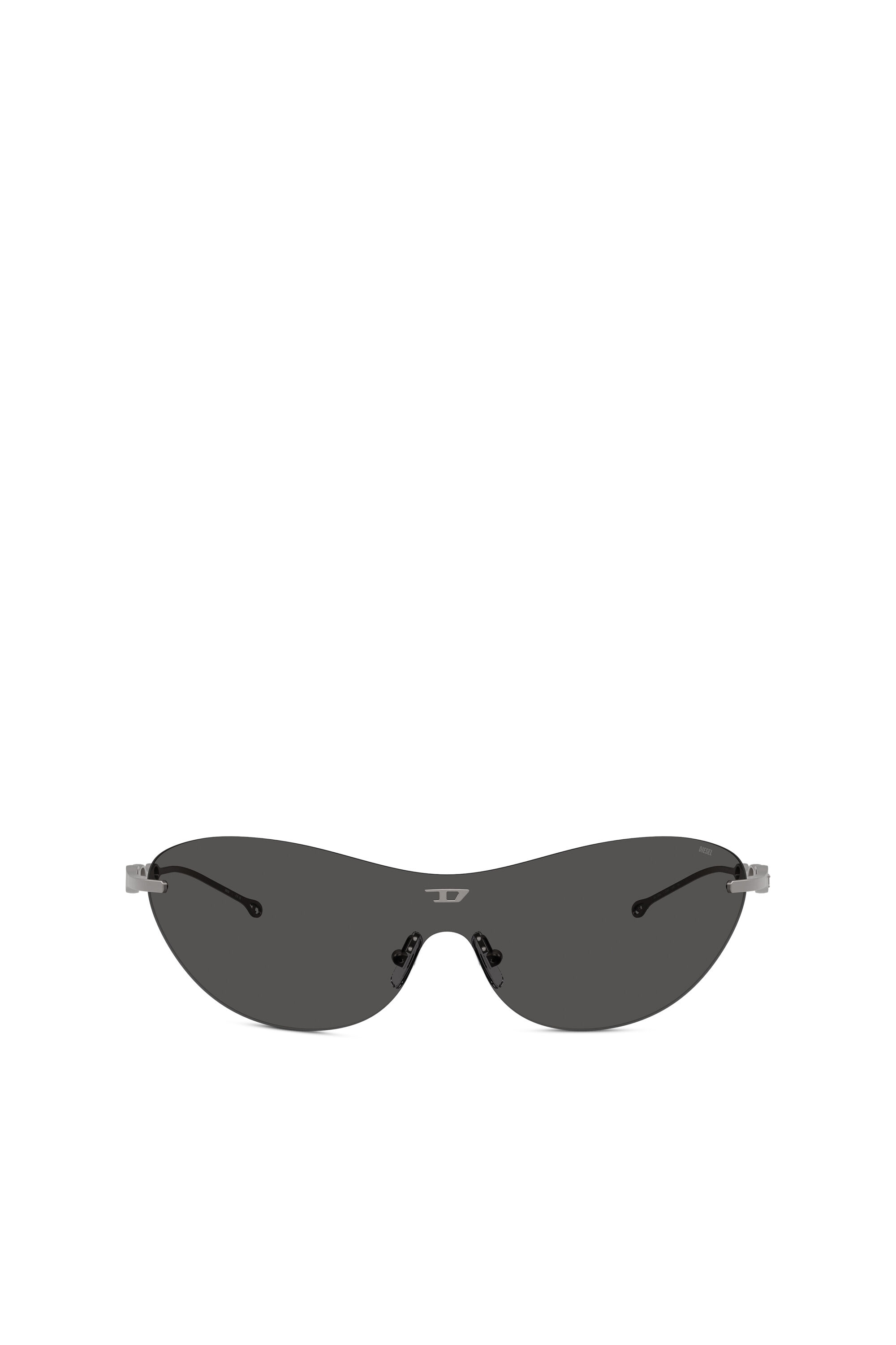 Diesel - 0DL1006, Unisex Ovale Sonnenbrille in Dunkelgrau - 1