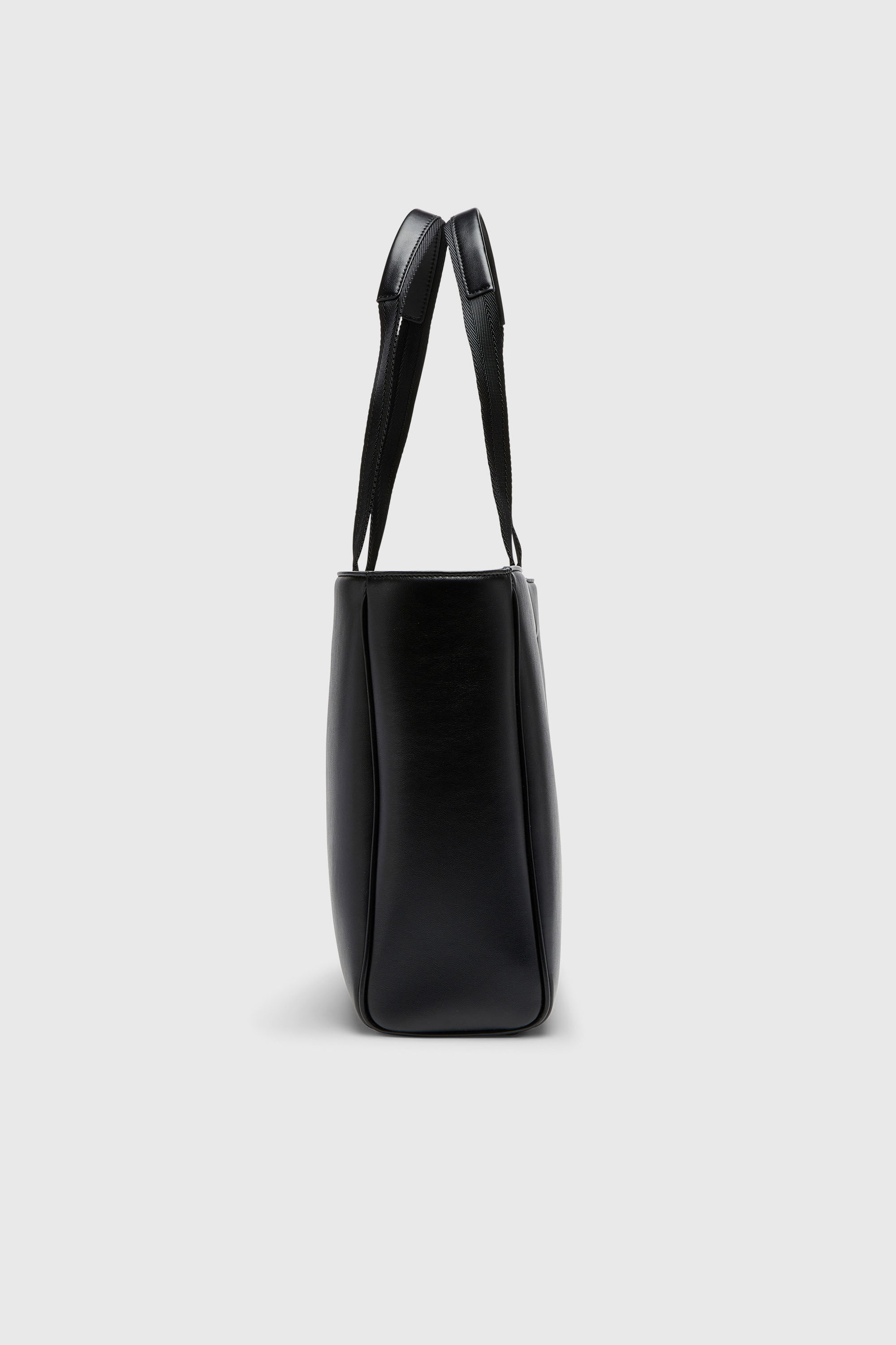 Diesel - HOLI-D SHOPPER EW, Unisex Holi-D-Quadratischer Shopper aus gebondetem Neopren in Schwarz - 5