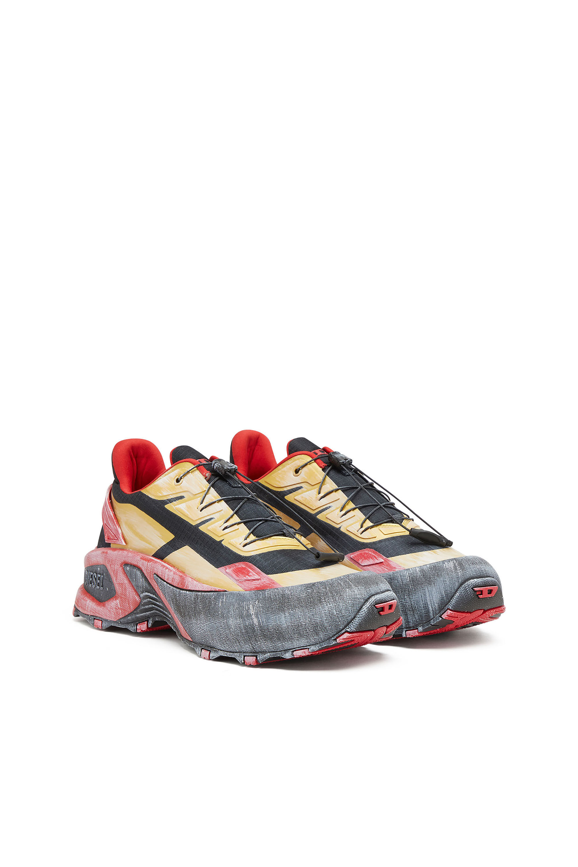 Diesel - D-CAGE RUNNER, Herren D-Cage-Distressed Chunky-Sneaker aus Ripstop in Bunt - 2