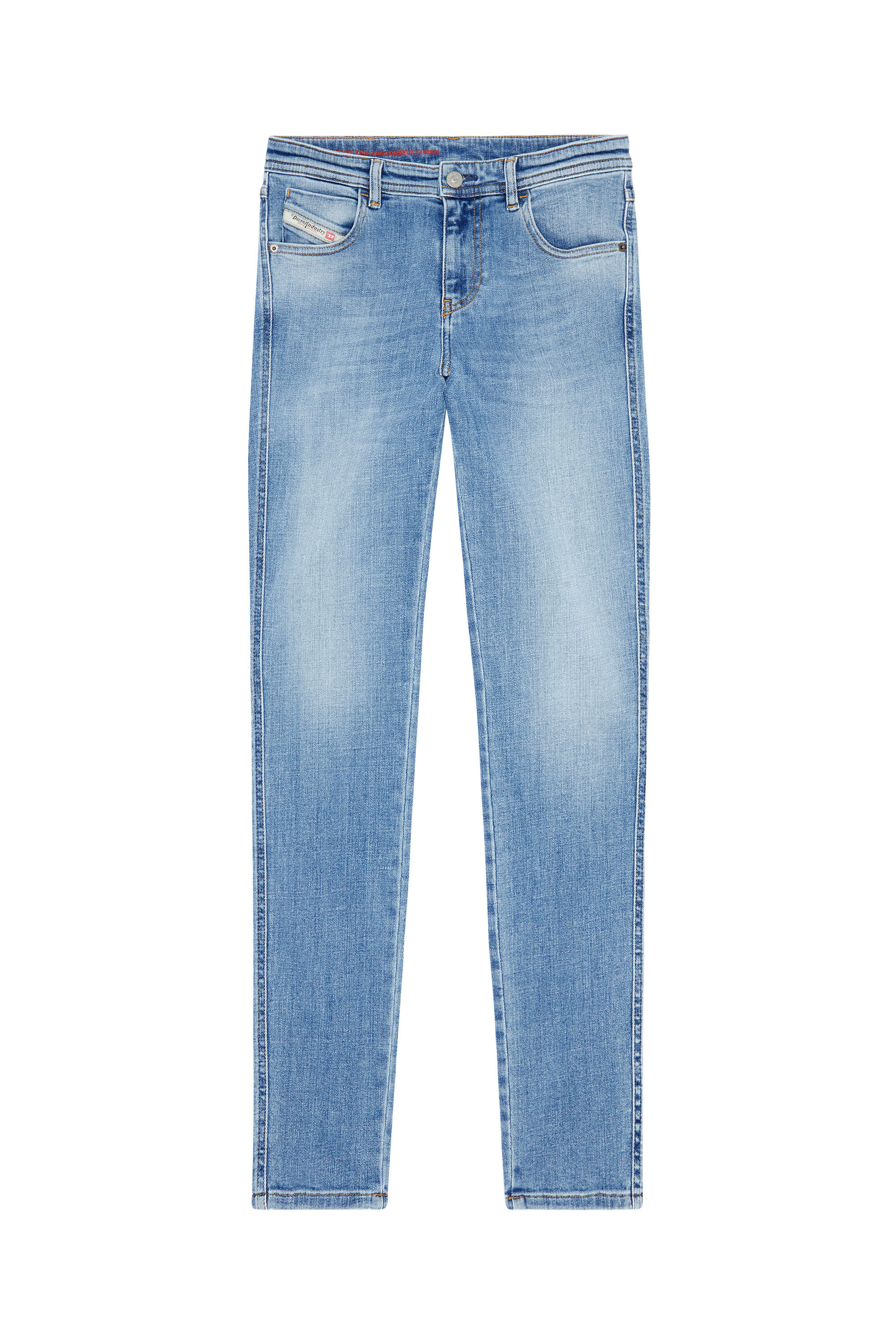 Diesel - 2015 Babhila 09C01 Skinny Jeans, Mittelblau - Image 2