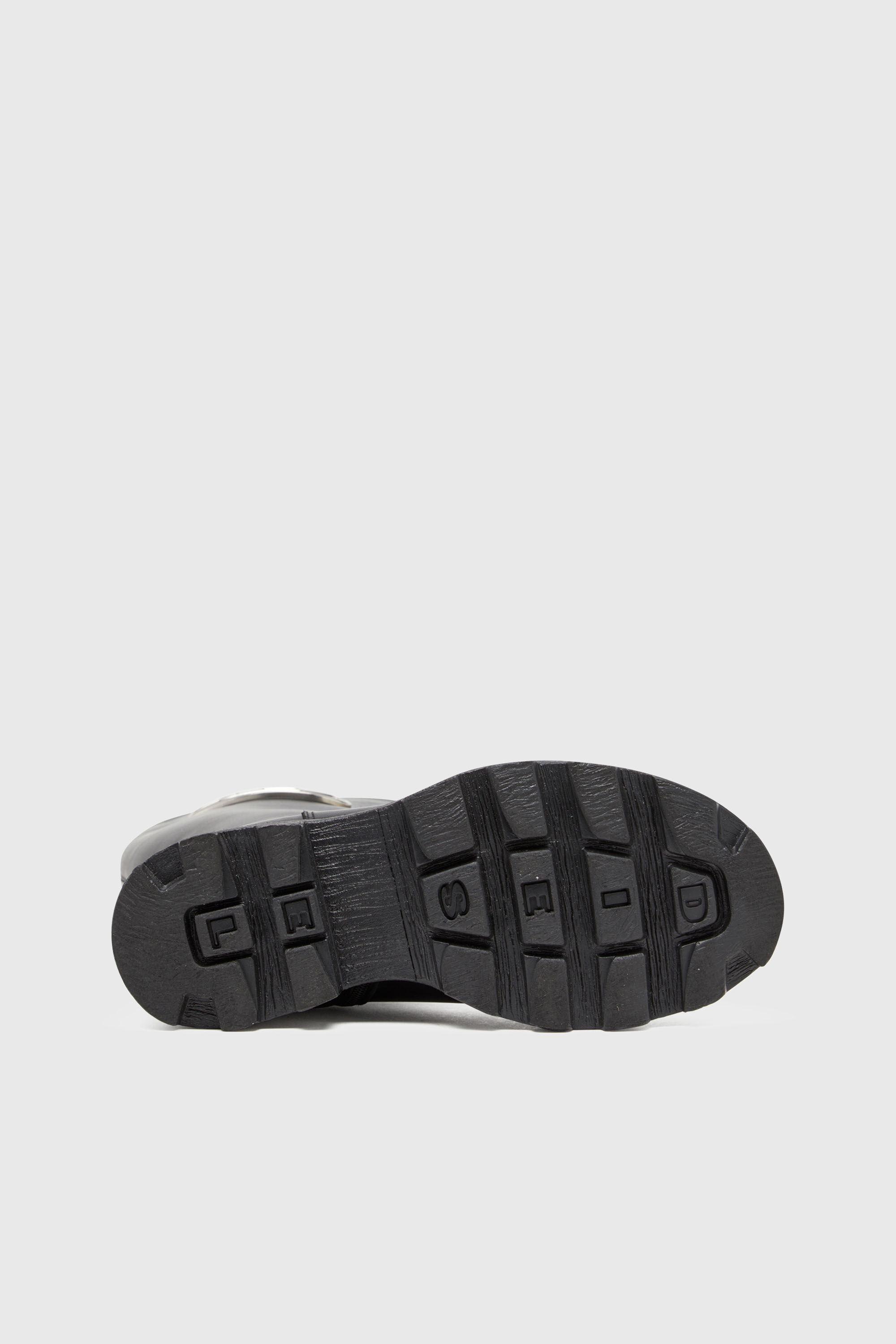 Diesel - D-HAMMER HB D W, Damen D-Hammer-Kniehohe Stiefel aus Leder in Schwarz - 5