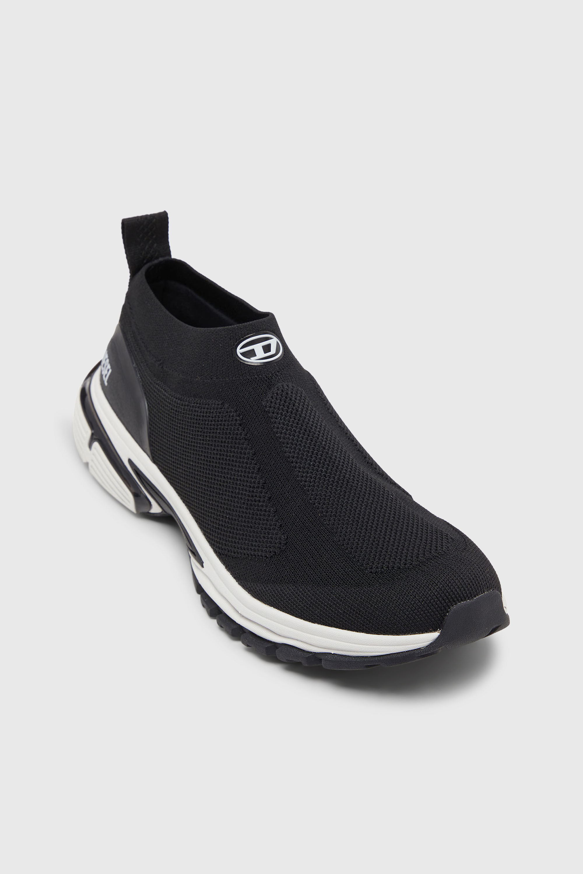 Diesel - S-PRO-V-DENSE-SOCKS, Herren Pro-V-Dense-Slip-on-Strick-Sockenturnschuhe in Schwarz - 6