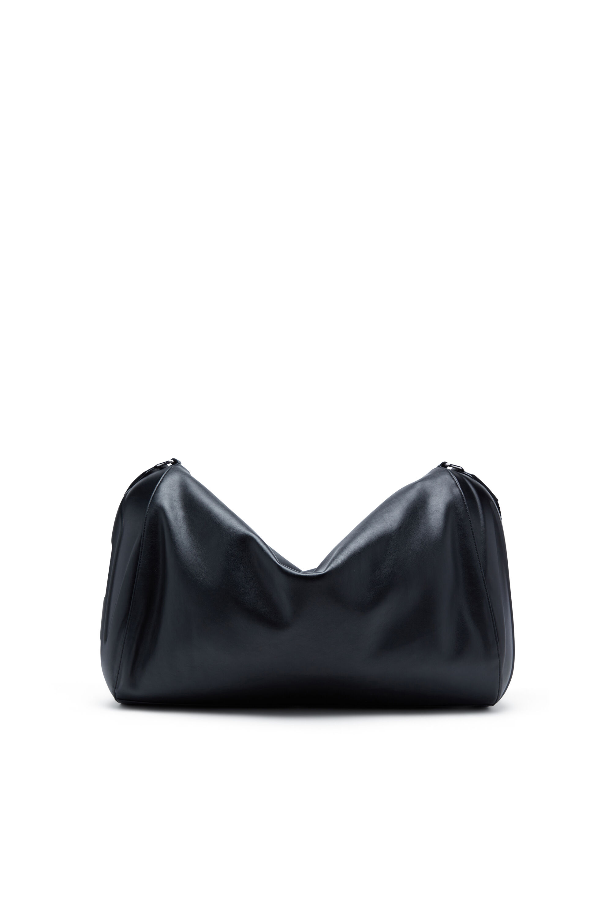 Diesel - LOAD-D DUFFLE X, Unisex Last-D-Duffle-Tasche mit Hartschalen-Logo-Seiten in Schwarz - 2