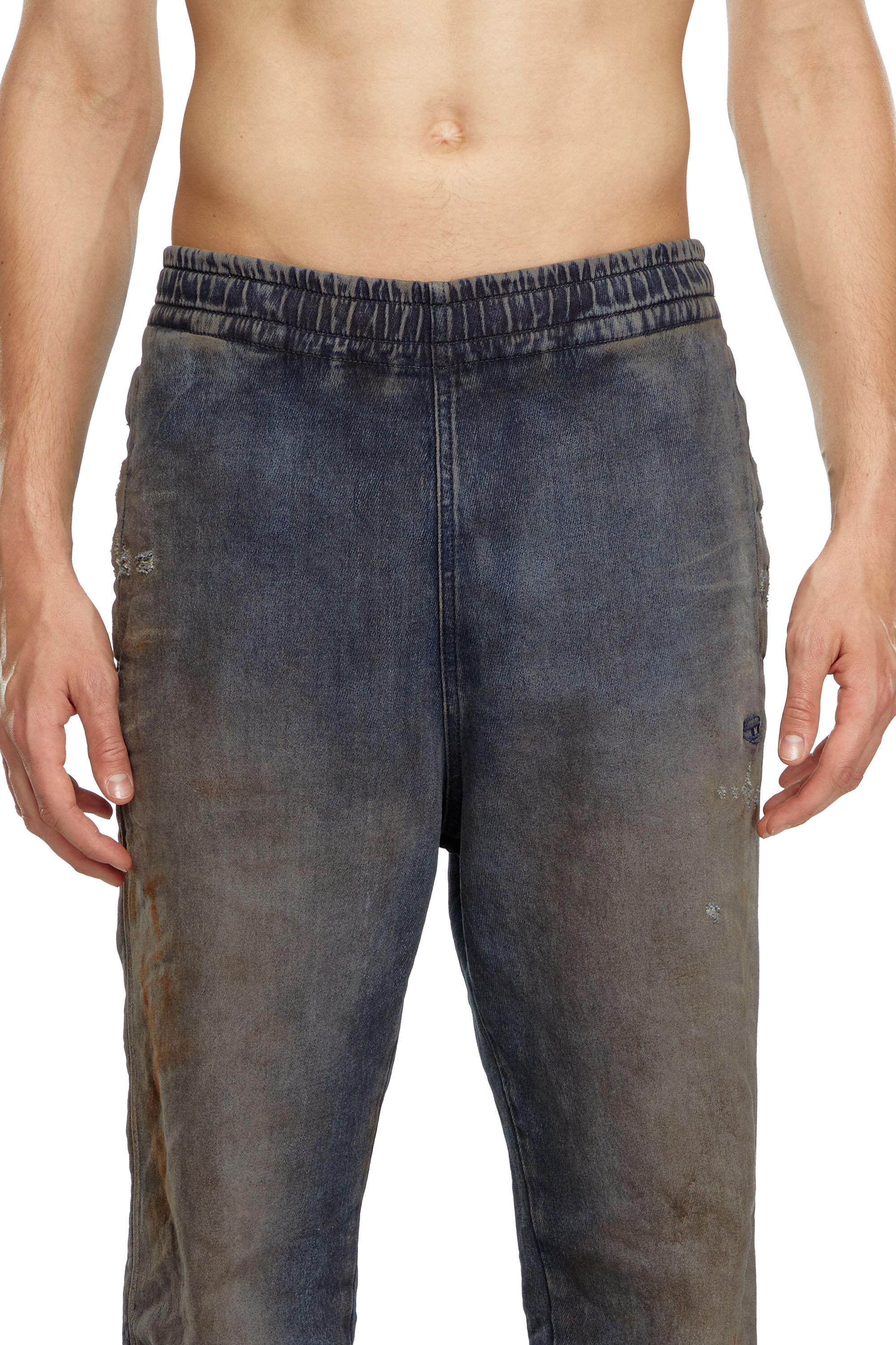 Diesel - Herren Tapered D-Lab Track Denim 068LV, Dunkelblau - Image 5