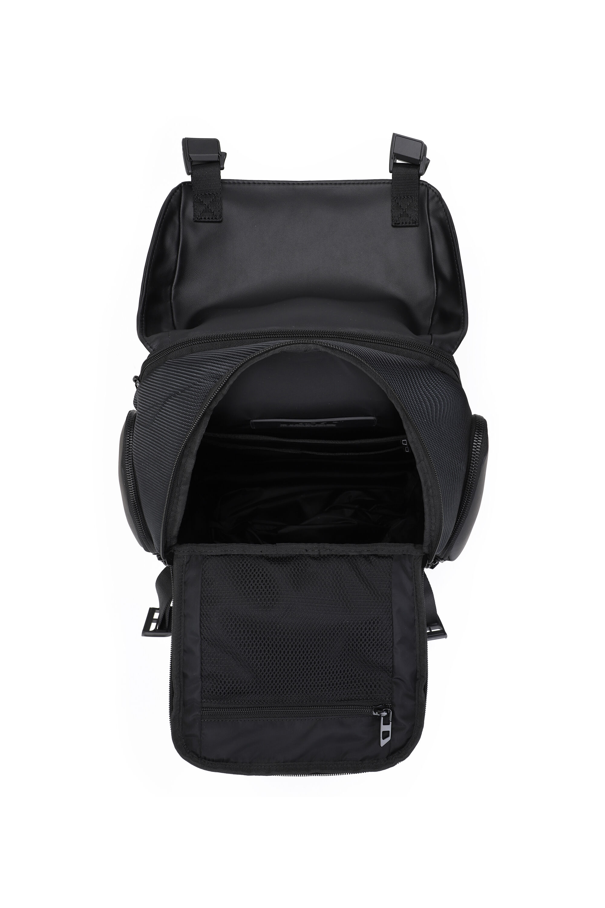 Diesel - DIESEL CARBON FIBER BACKPACK-BLACK  DSB0, Unisex Funktionaler Business-Rucksack in Schwarz - 3