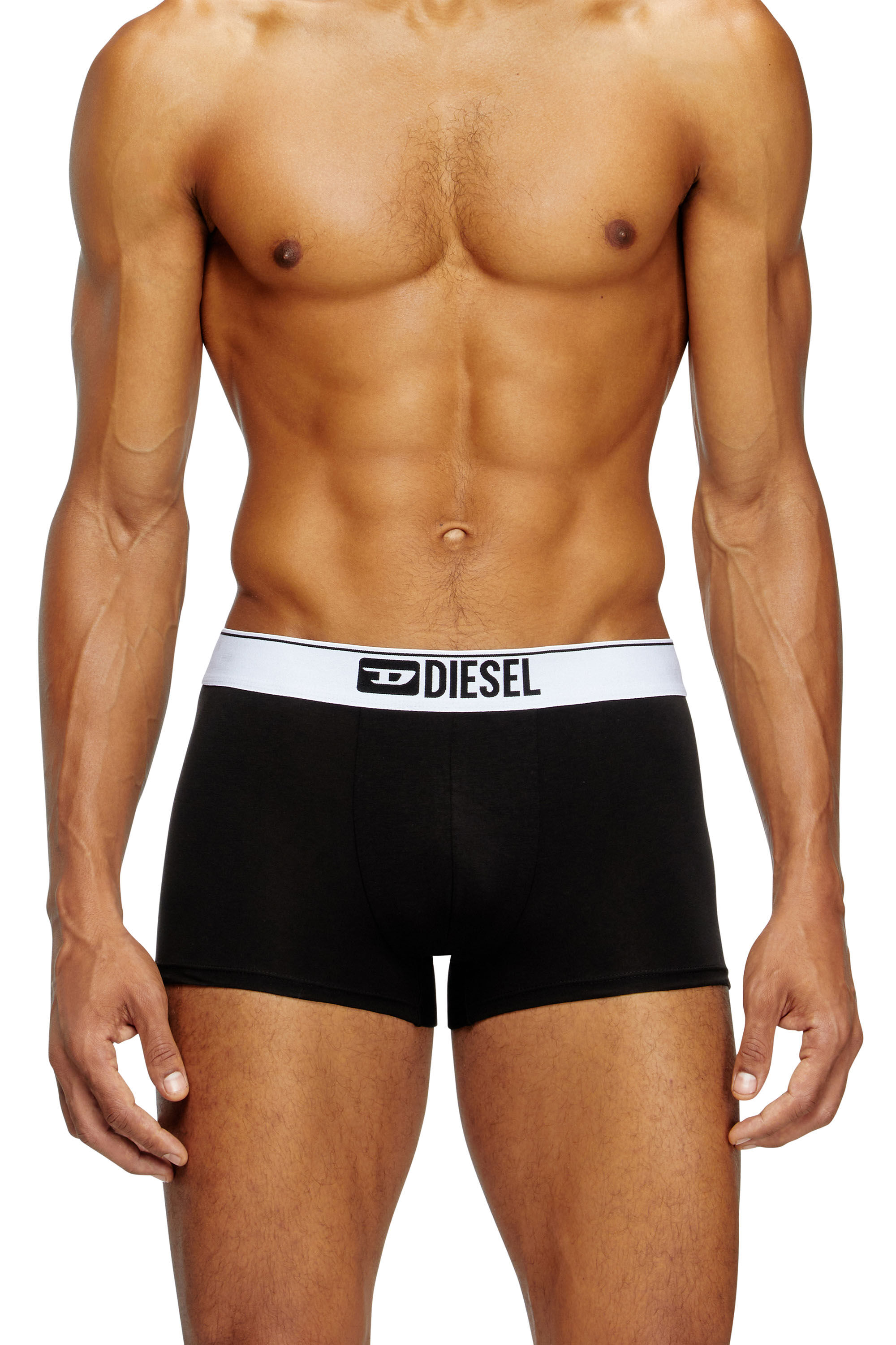 Diesel - UMBX-DAMIENTHREEPACK, Herren Einfarbige Retropants im Dreierpack in Schwarz/Weiss - 2