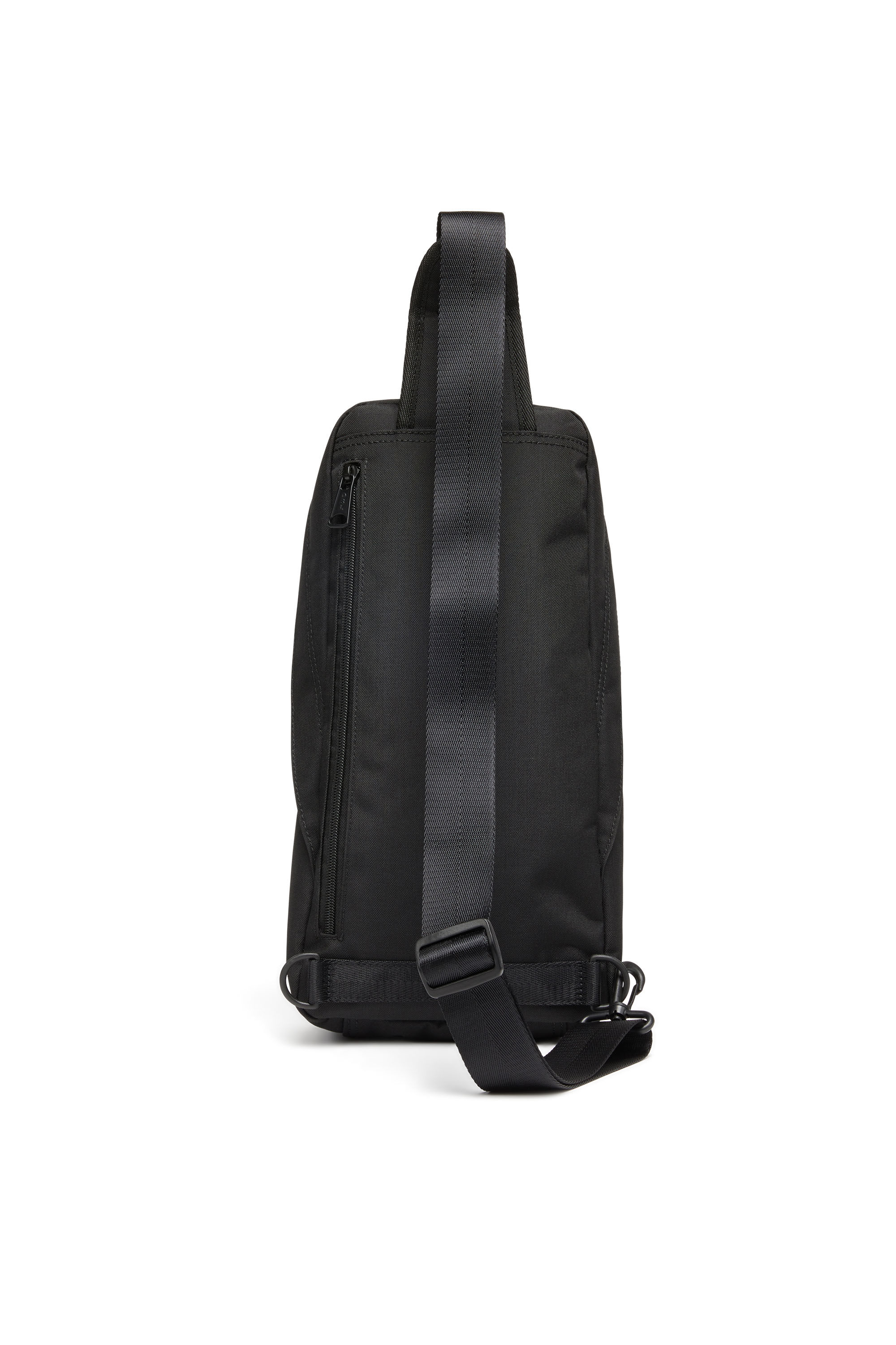 Herren D Bsc Sling Rucksack aus Heavy Duty Stoff Schwarz Diesel