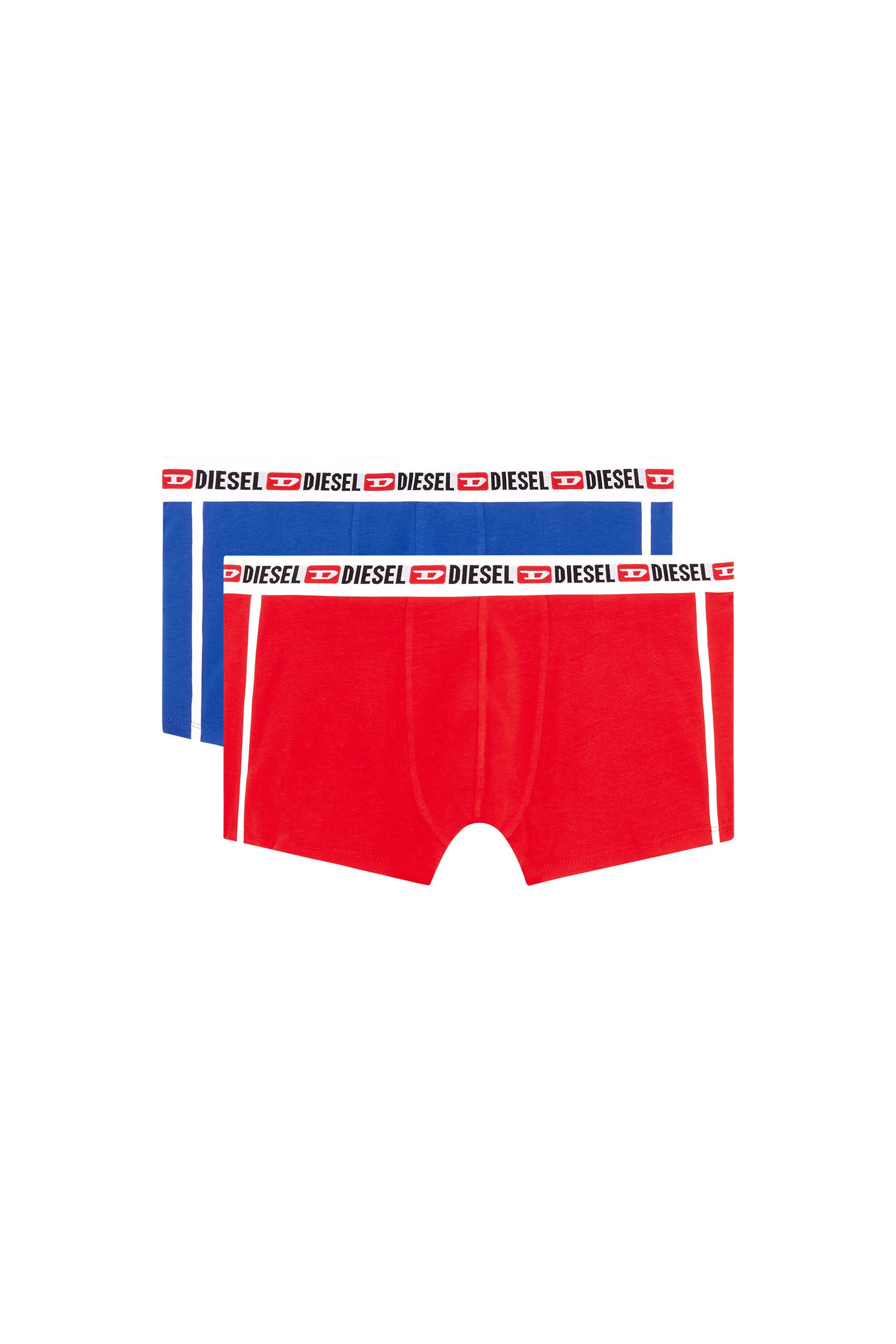Diesel - UMBX-SHAWNTWOPACK BOXERS, Man Two-pack boxer briefs with side band in Multicolor - Image 2
