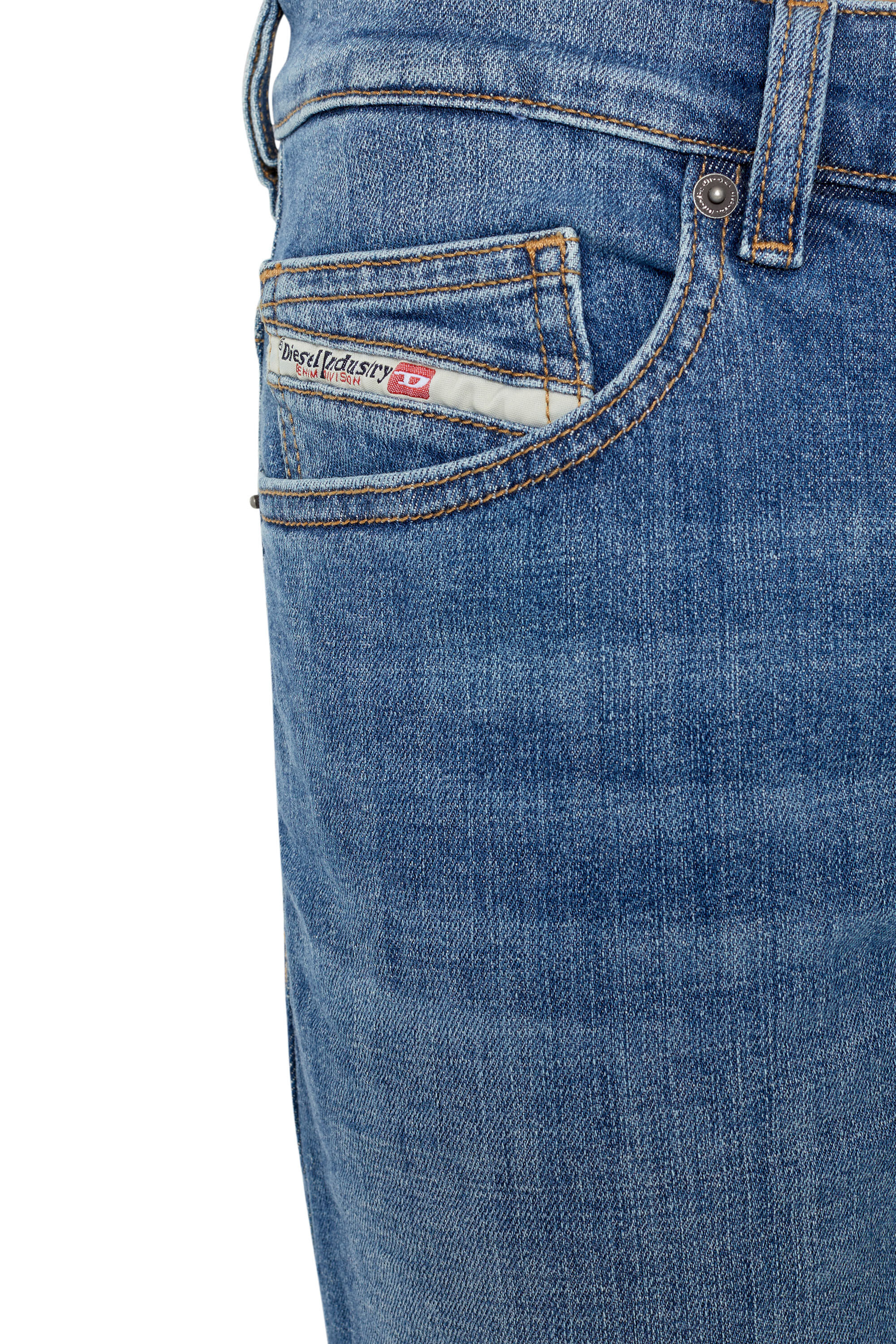 Diesel - D-Luster 0IHAT Slim Jeans, Mittelblau - Image 6