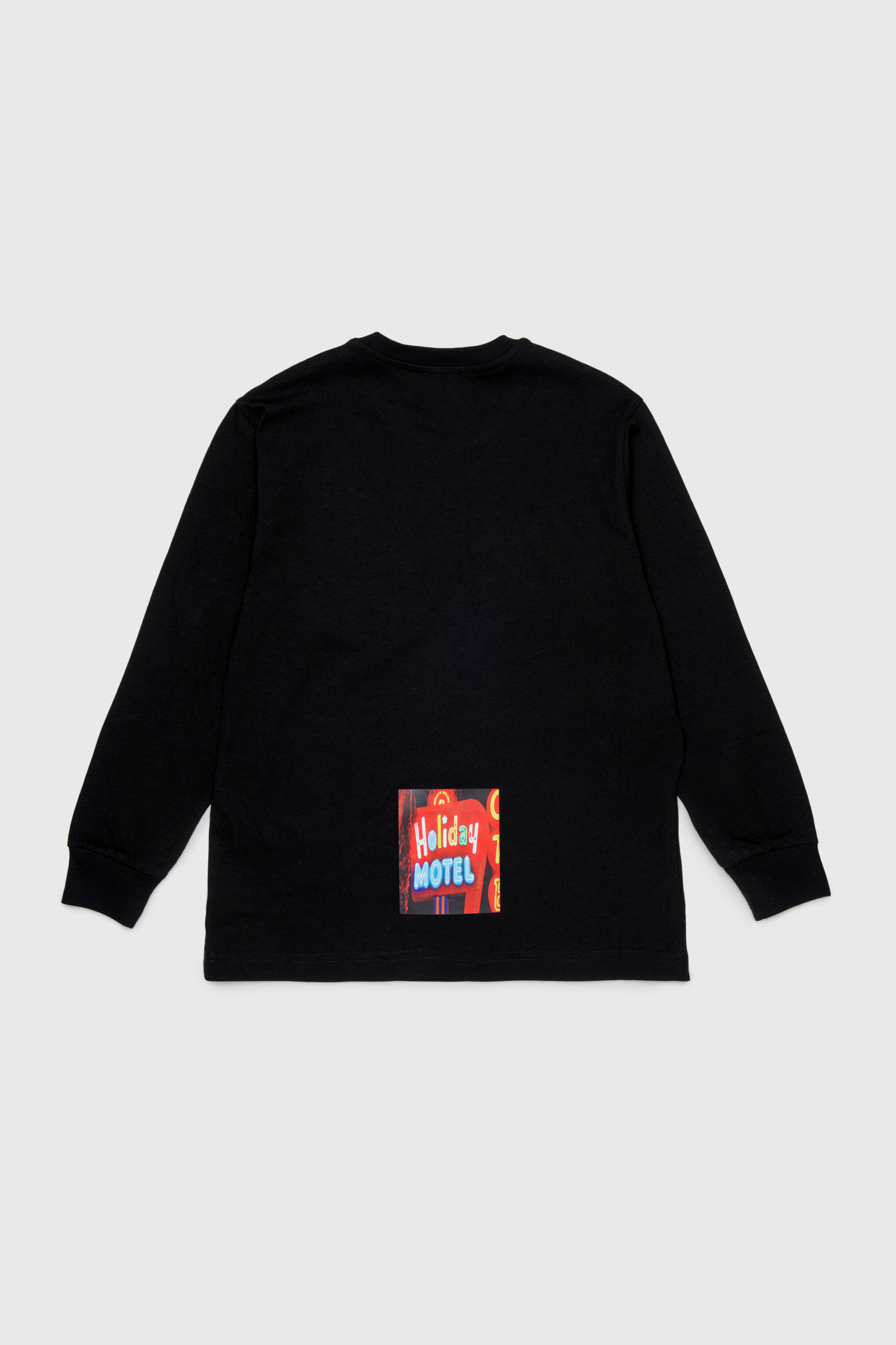 Diesel - TFORMY OVER, Herren Langarm-T-Shirt mit photo prints in Schwarz - 2