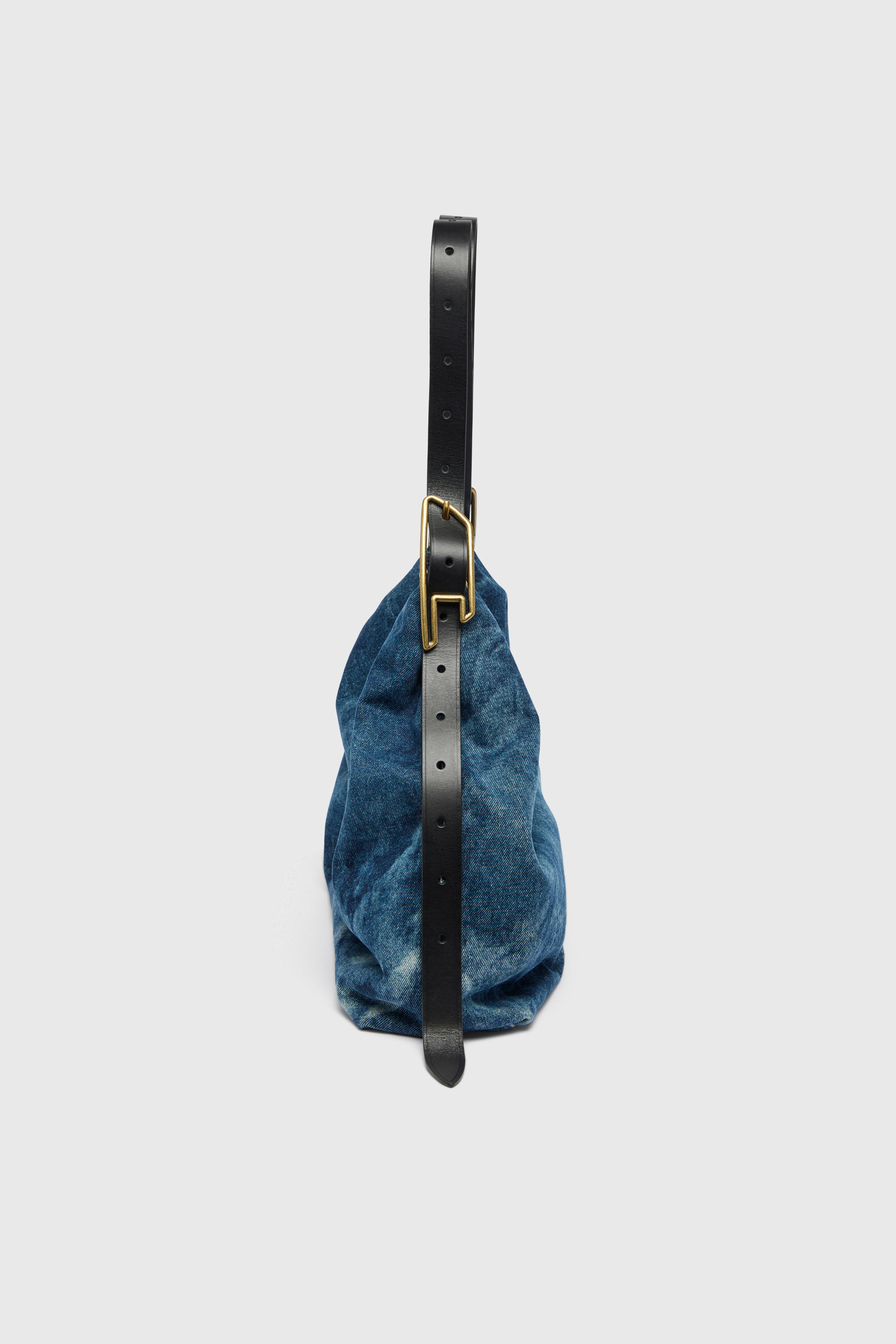 Diesel - D-LINE HOBO L, Damen D-Line-Denim Hobo-Tasche in Mittelblau - 5