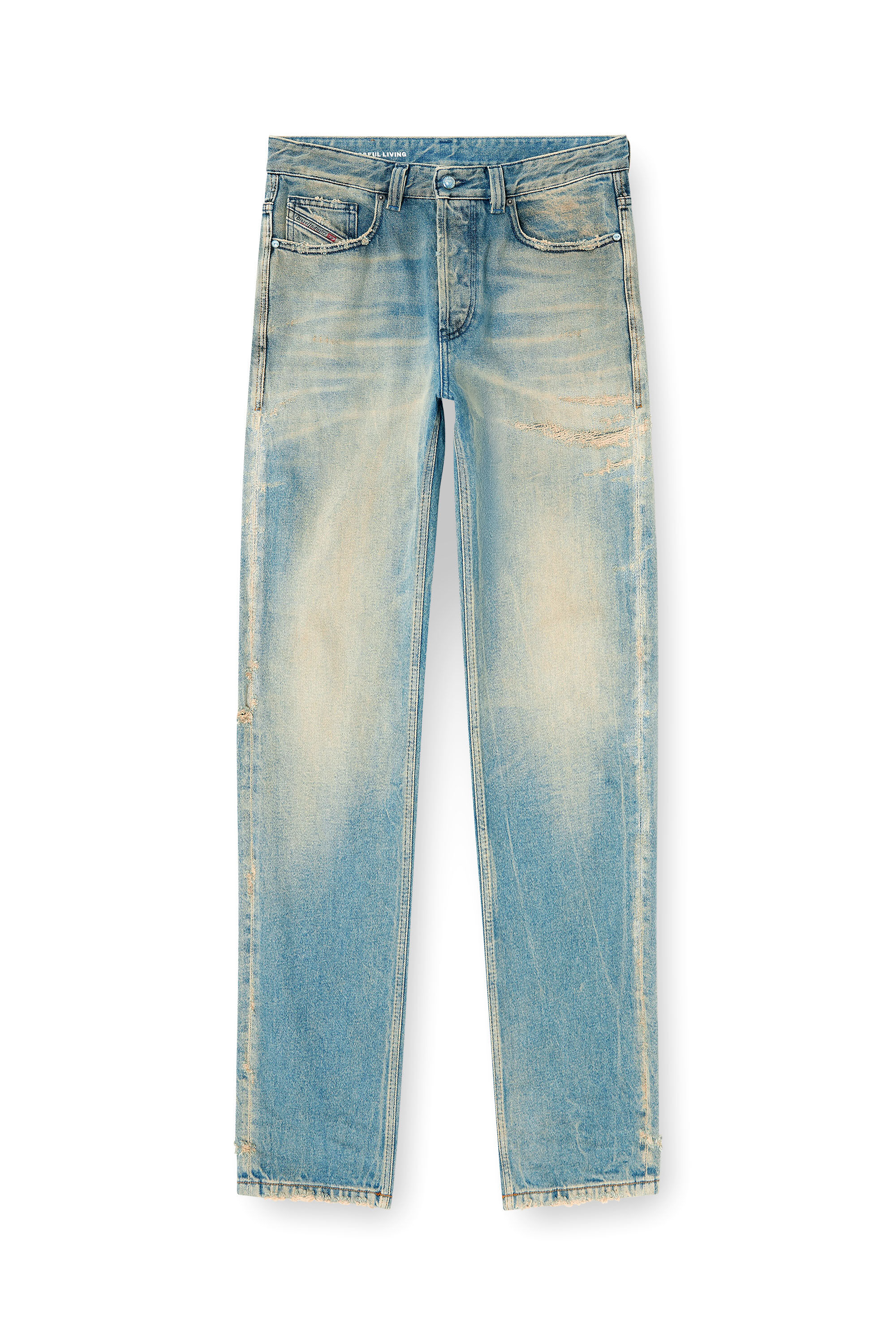 Diesel - Herren Regular Jeans 2024 D-Macs 09N30, Hellblau - 2