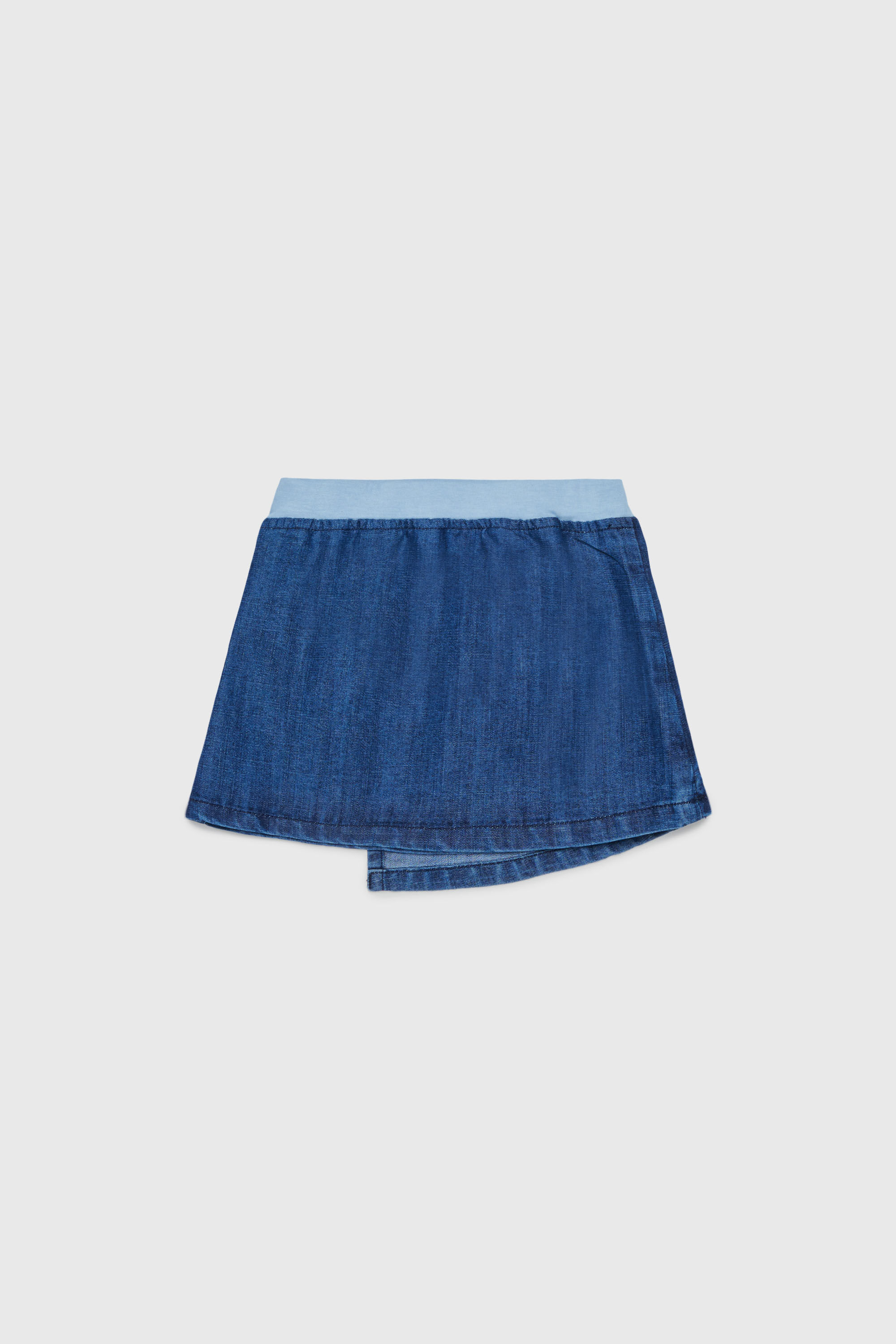 Diesel - GLINIMB, Damen Wickelrock aus denim in Mittelblau - 2