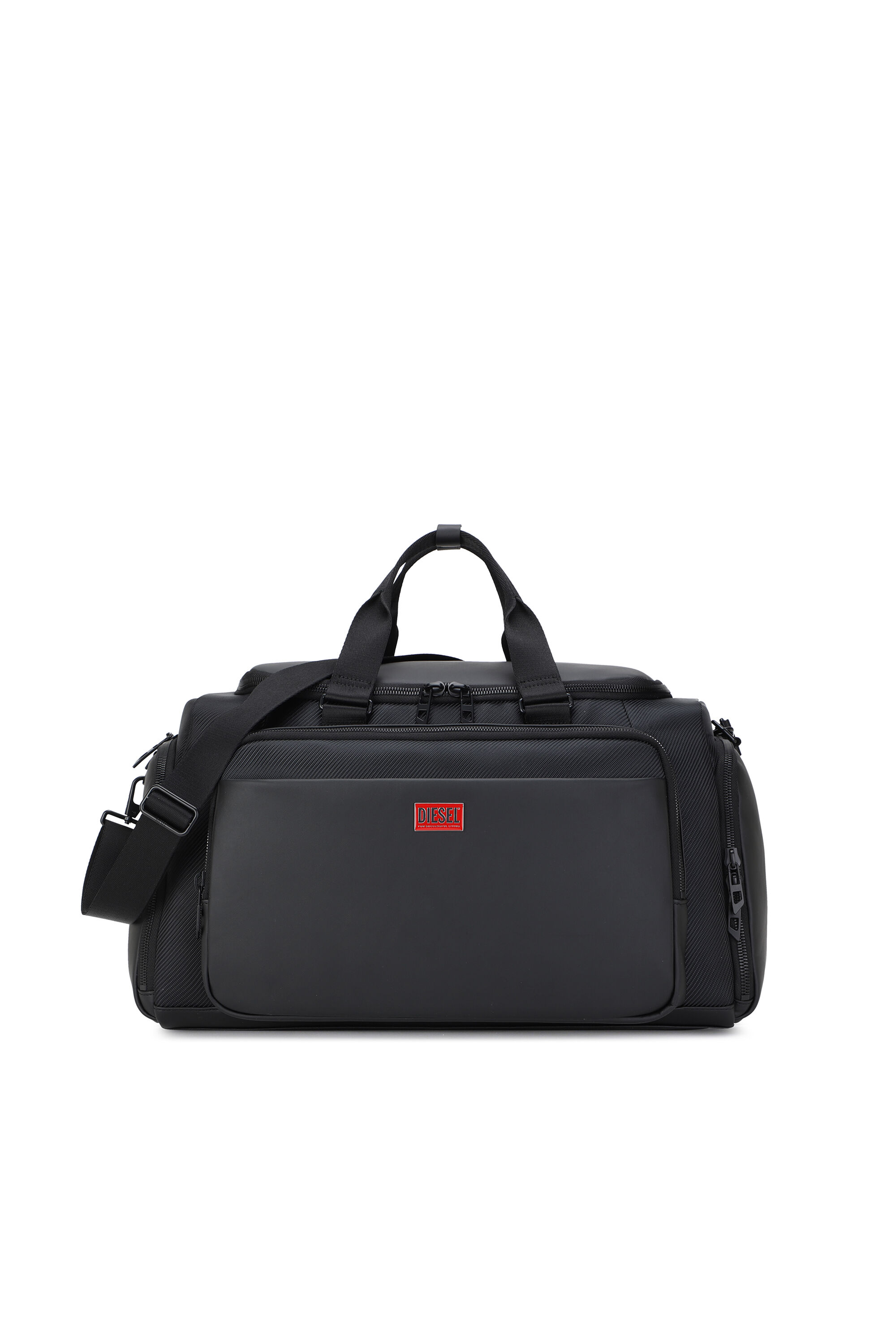 Diesel - DIESEL CARBON FIBER DUFFLE-BLACK DSB002, Unisex Praktische Business-Reisetasche in Schwarz - 1