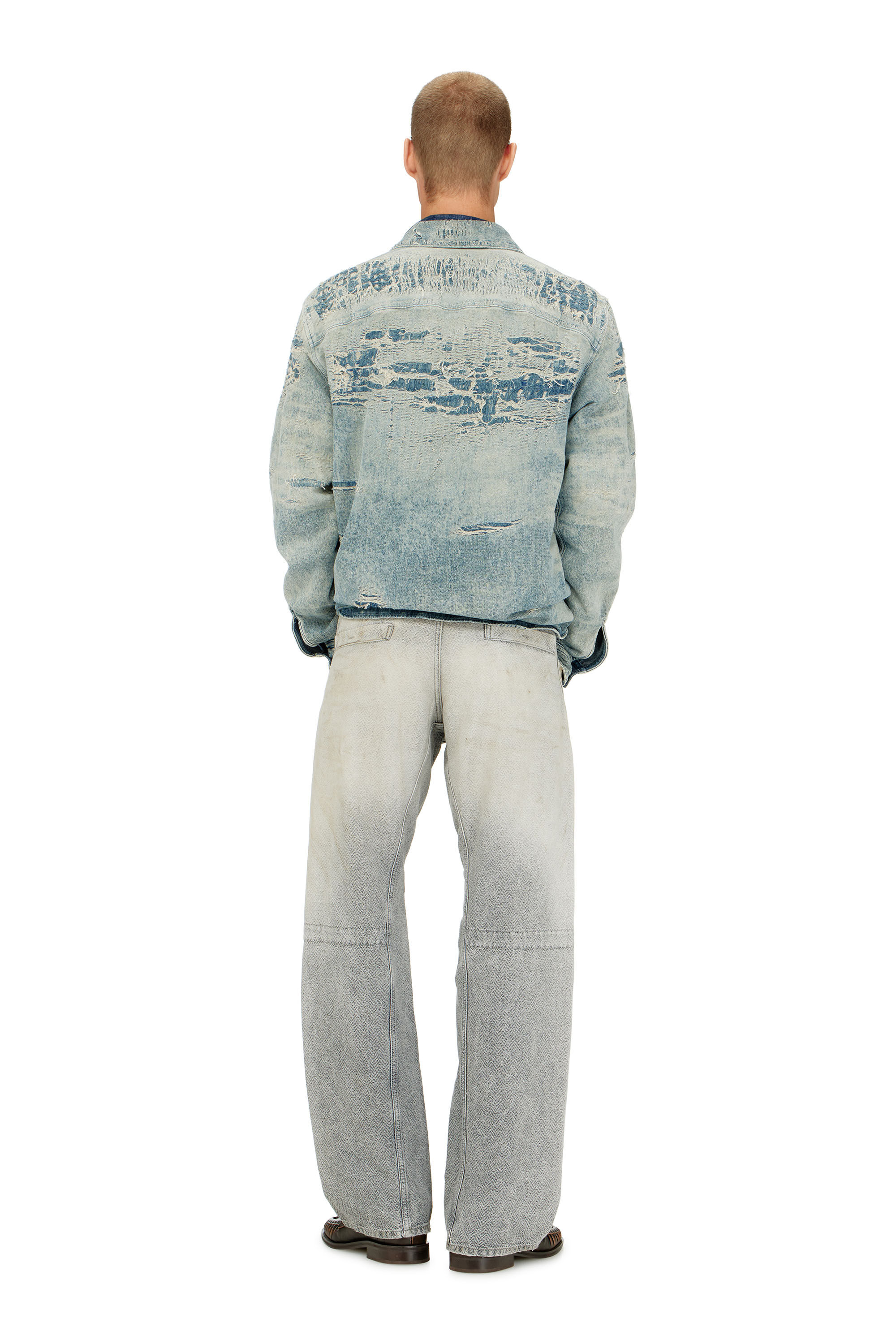 Diesel - Herren Relaxed Jeans D-Zeta 09Q11, Grau - 3