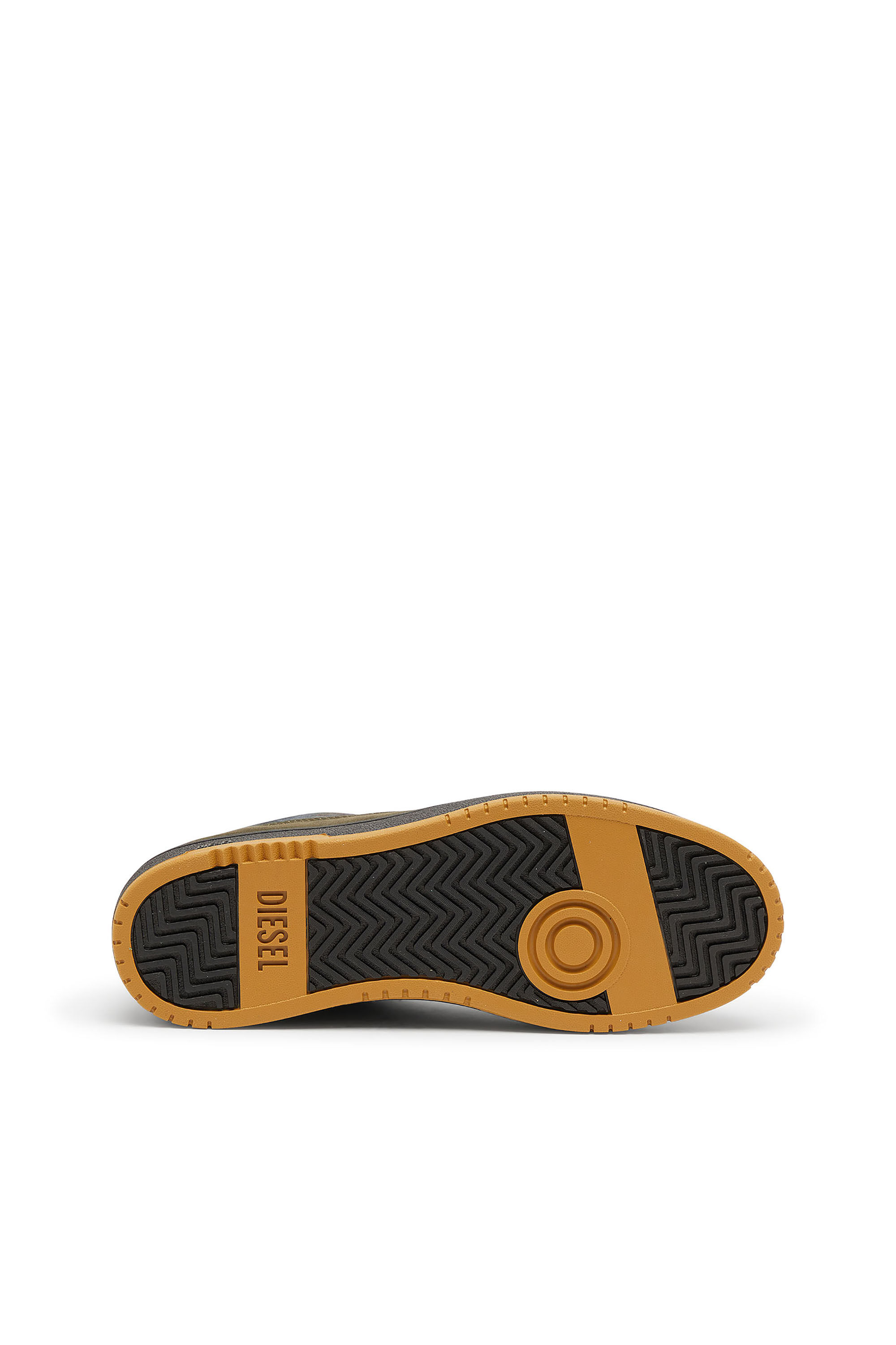 Diesel - S-TRACKER-D LOW, Herren S-Tracker-D Schnürschuhe aus Leder in Grün/Blau - 5