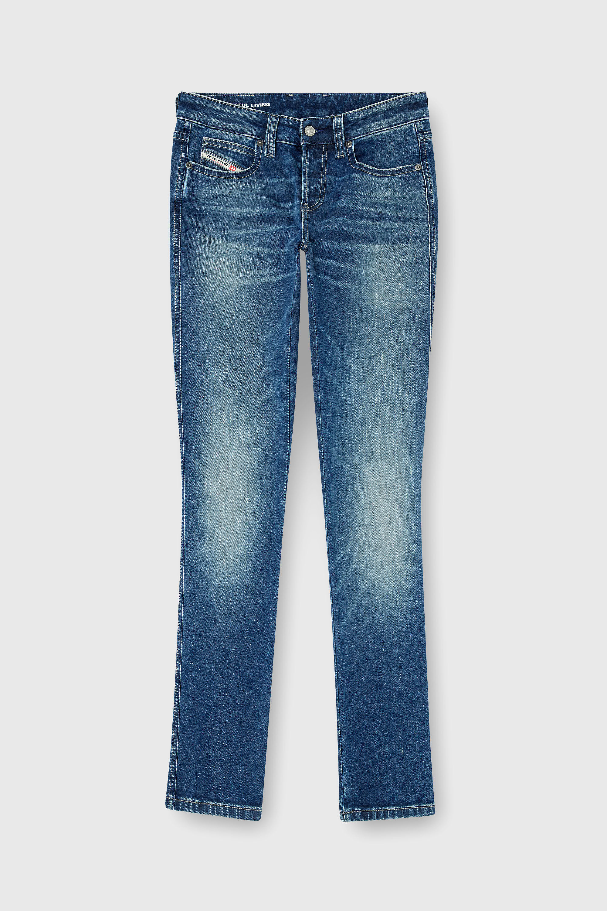 Diesel - Damen Slim Jeans 1992 D-Jiann 0DBEE, Mittelblau - 6