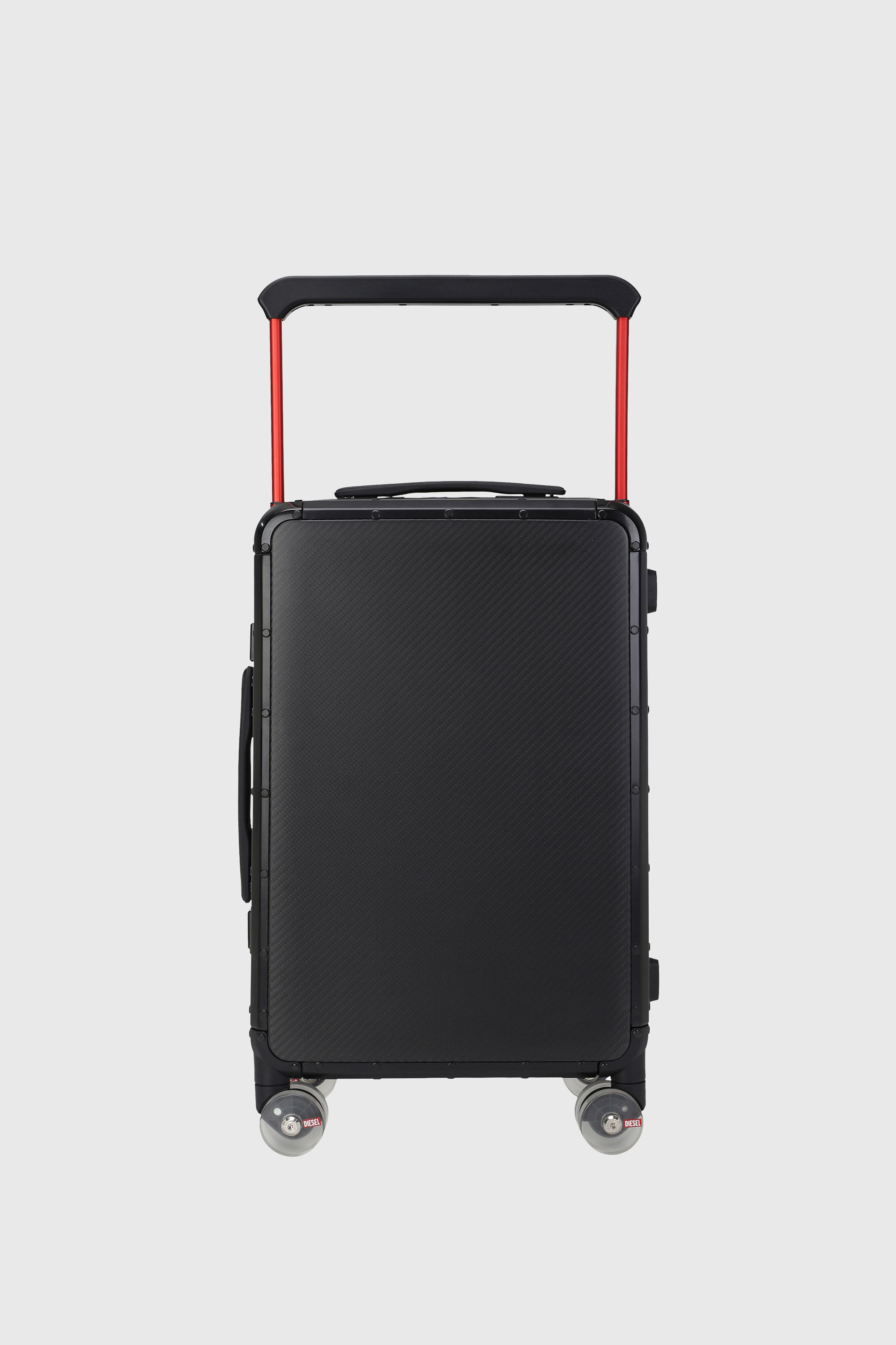 Diesel - DSL CARBON FIBER TROLLEY-BLACK- DSL001, Unisex Koffer aus Kohlefaser Gr&ouml;&szlig;e S in Schwarz - 2