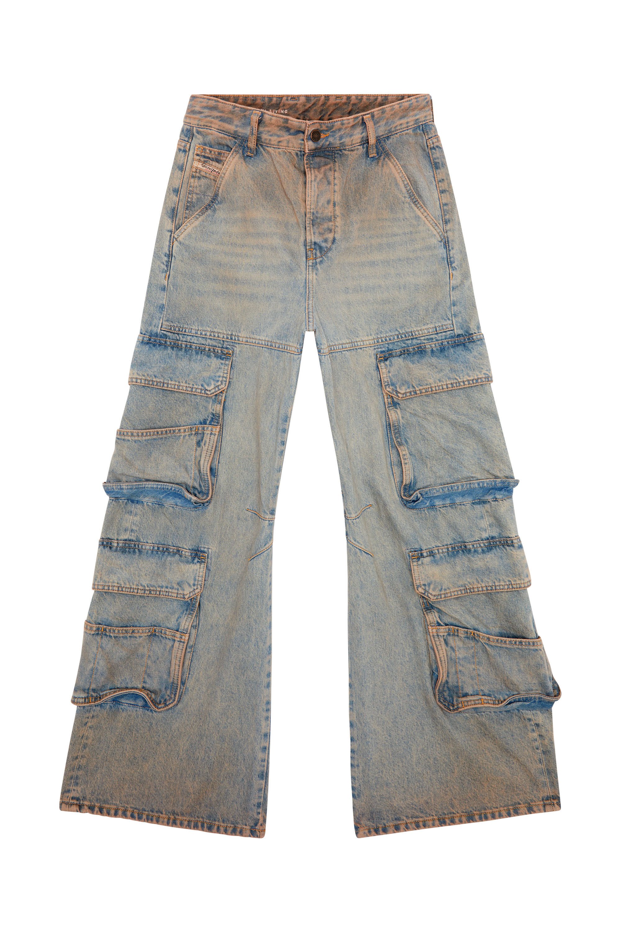 Diesel - Straight Jeans 1996 D-Sire 0KIAI, Hellblau - Image 2