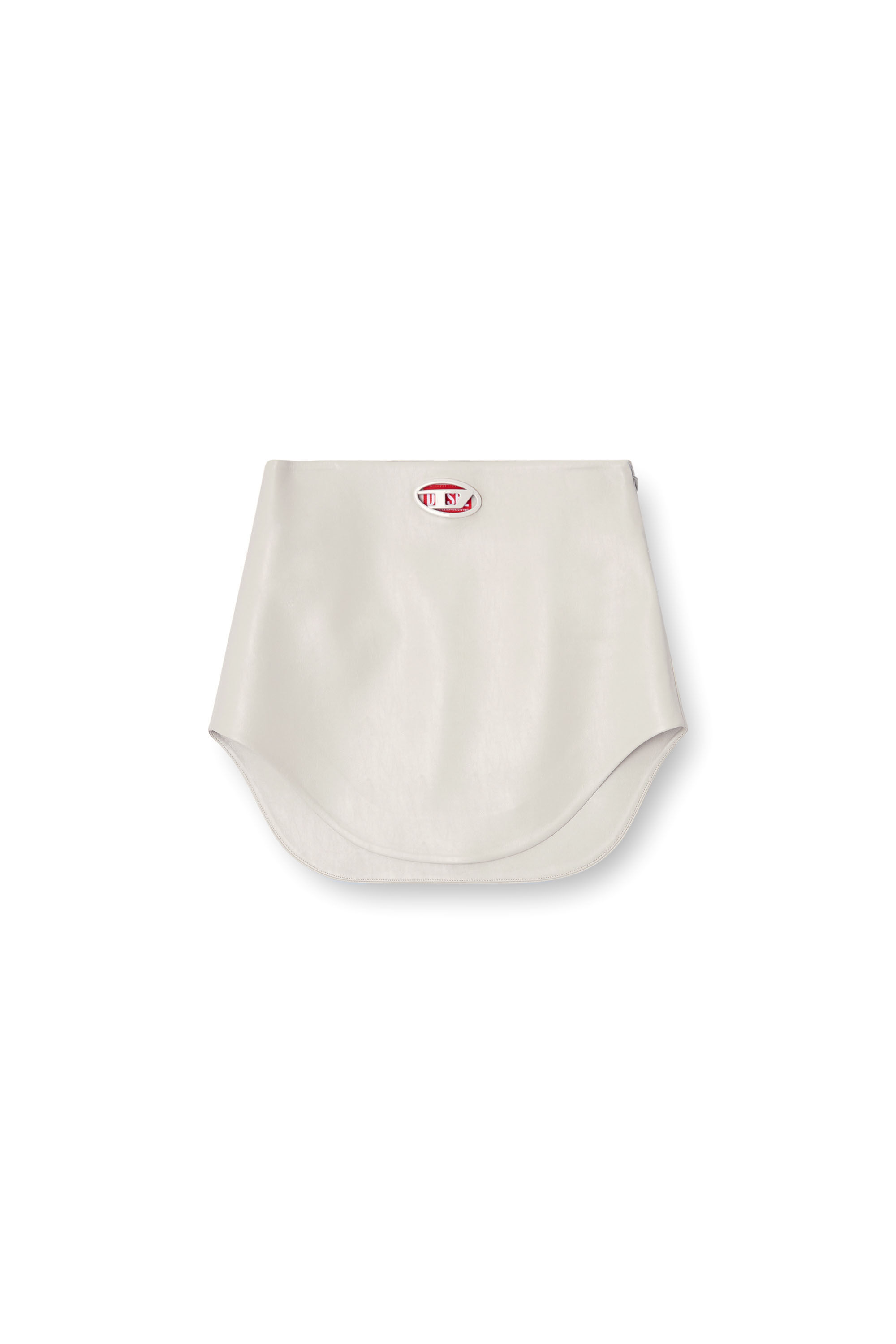 Diesel - O-LIMPO, Damen Minirock mit Oval D in Hellgrau - 2