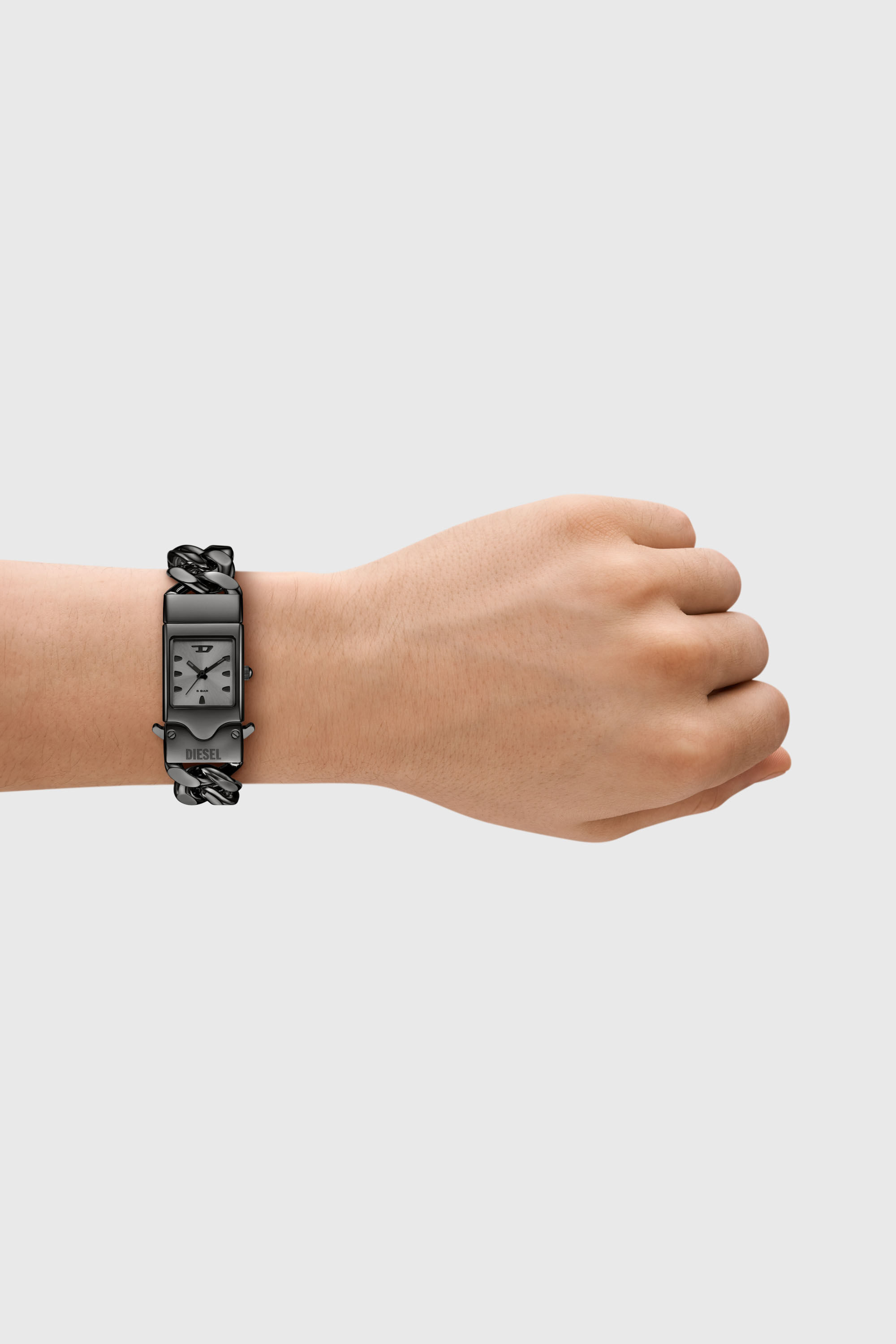 Diesel - DZ2227 WATCH, Unisex Closer Armbanduhr Edelstahl in Gunmetal-Optik in Dunkelgrau - 5