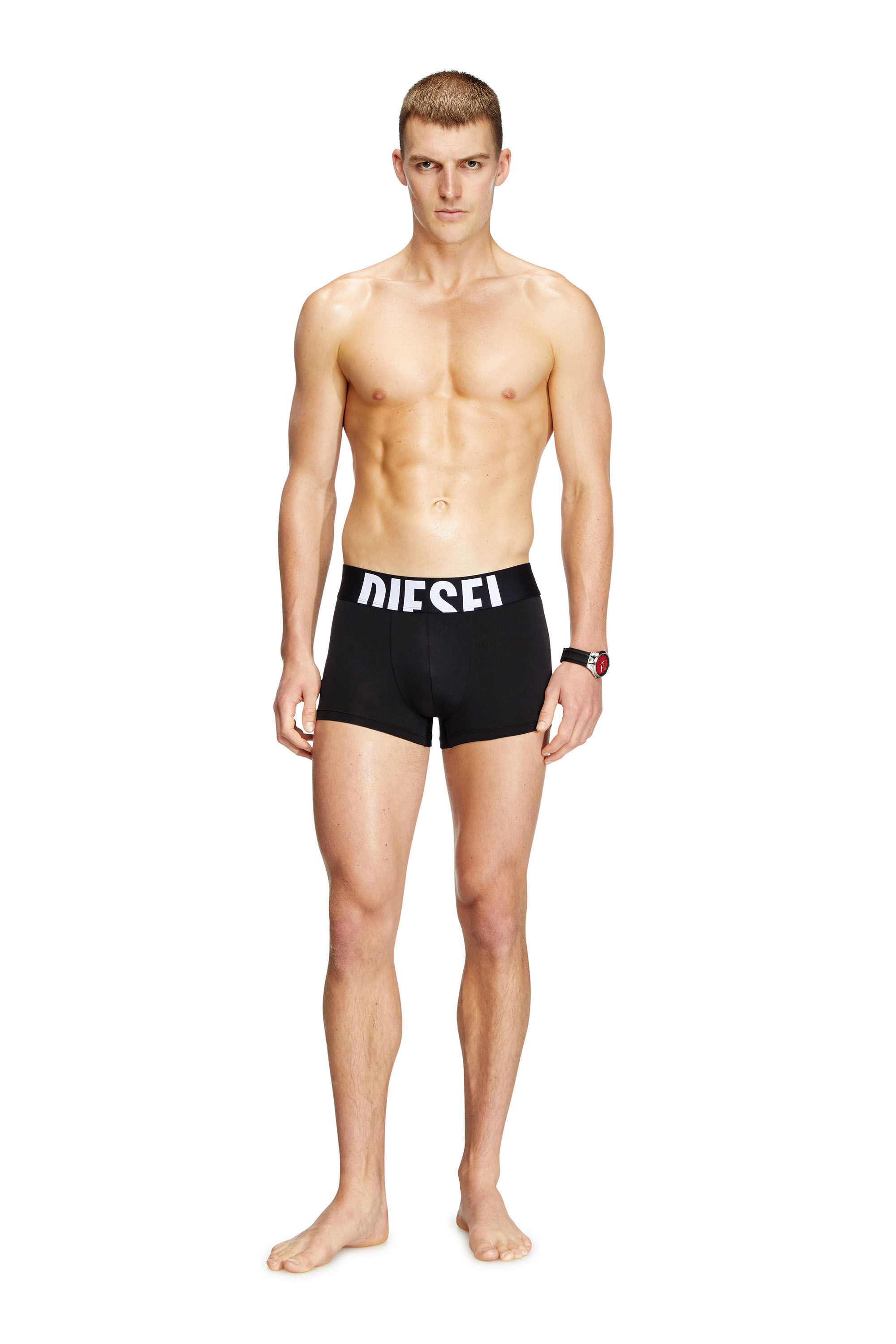 Diesel - DAMIEN-D-POP-3PACK-55, Herren Retropants im Dreierpack aus Mikrofaser in Schwarz - 1