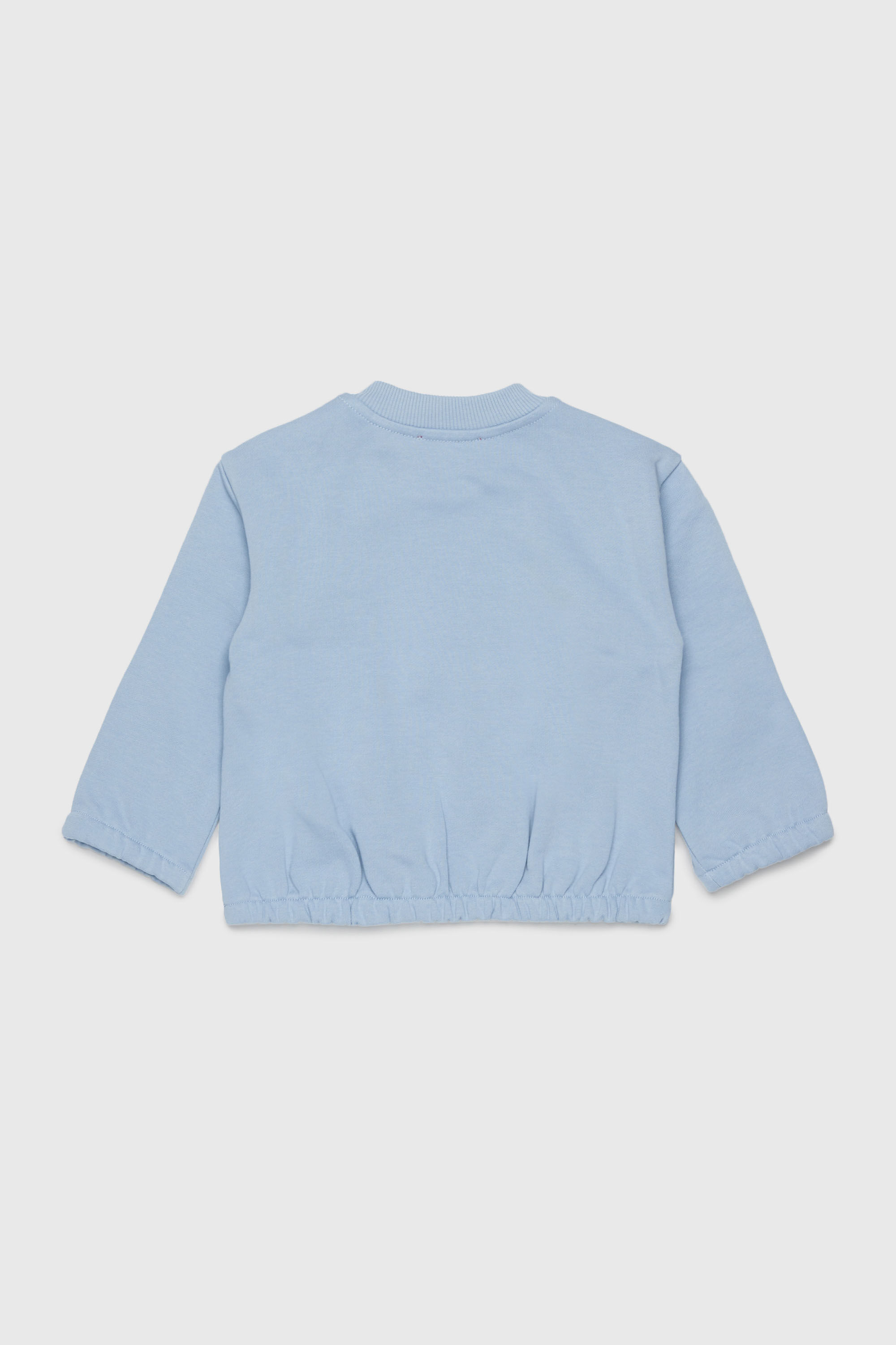 Diesel - SFUMB, Damen Baumwoll-Sweatshirt mit starburst Logo-Print in Hellblau - 2