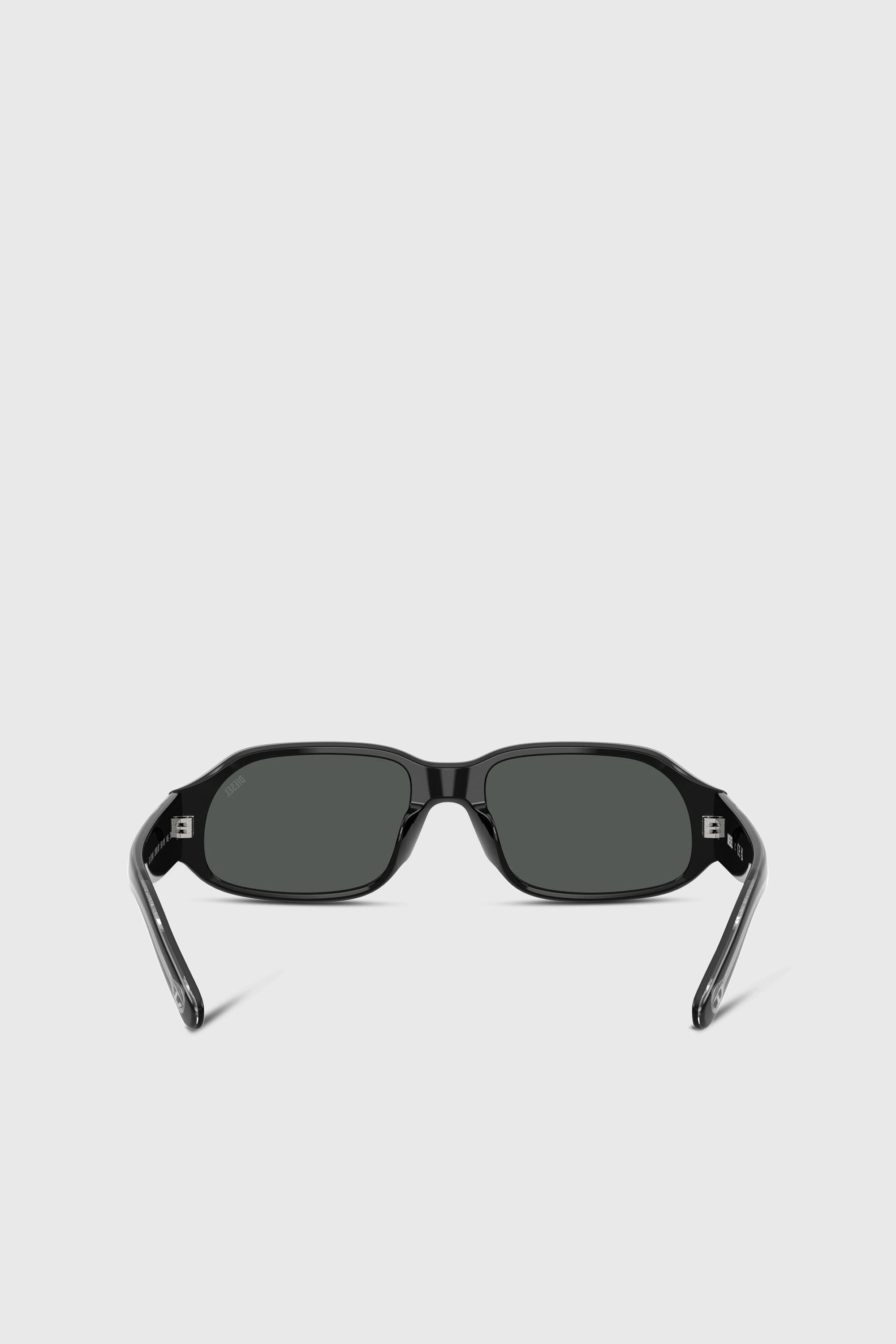 Diesel - 0DL2009U, Unisex Rechteckige Sonnenbrille in Schwarz - 3