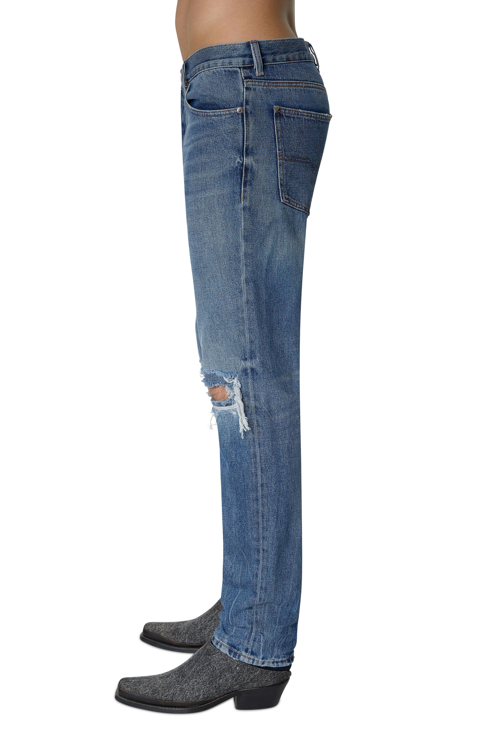 Diesel - 1995 D-Sark 09E02 Straight Jeans, Mittelblau - Image 5