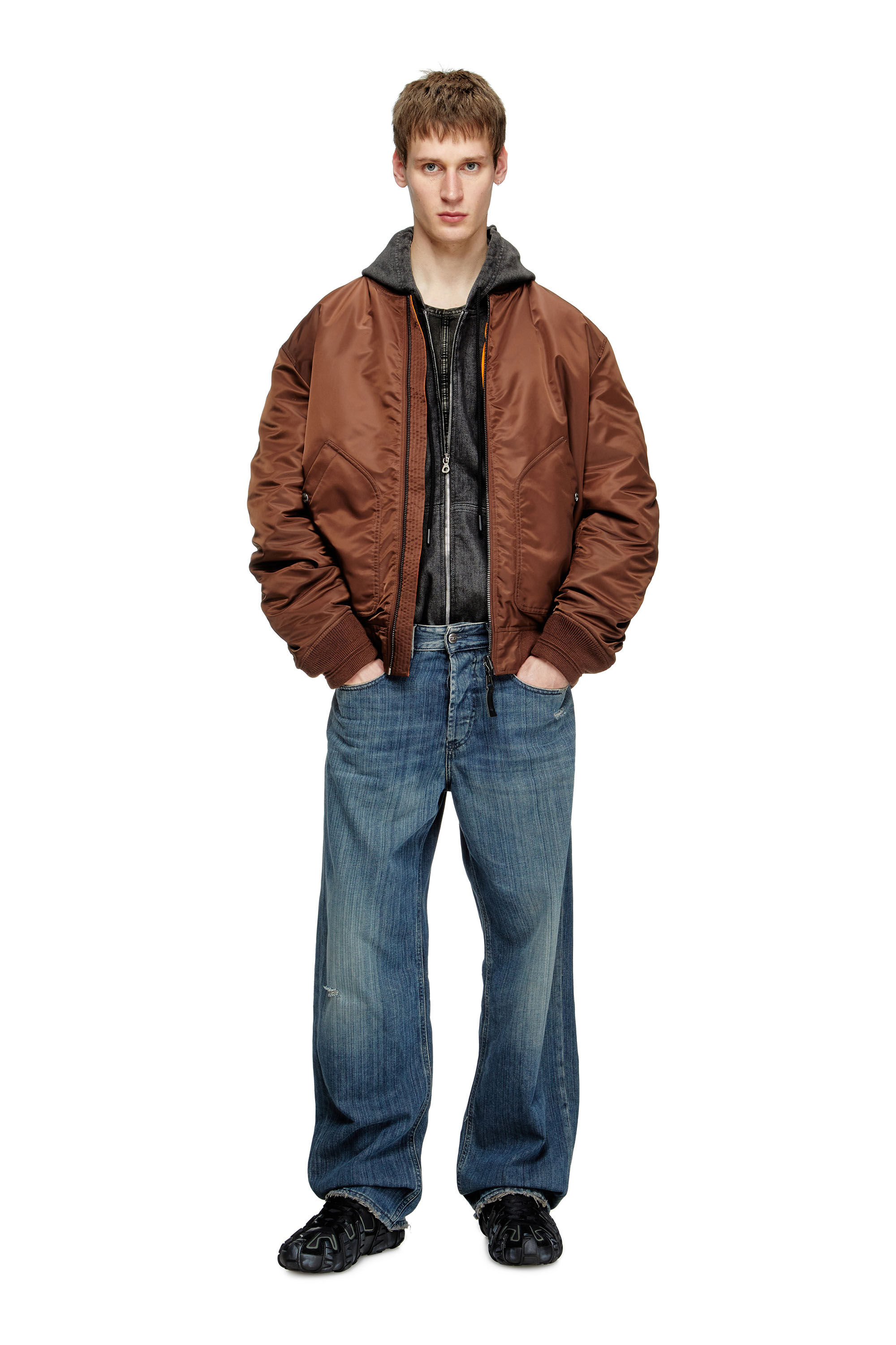 Diesel - Herren Relaxed Jeans 2001 D-Macro 09M09, Dunkelblau - 1