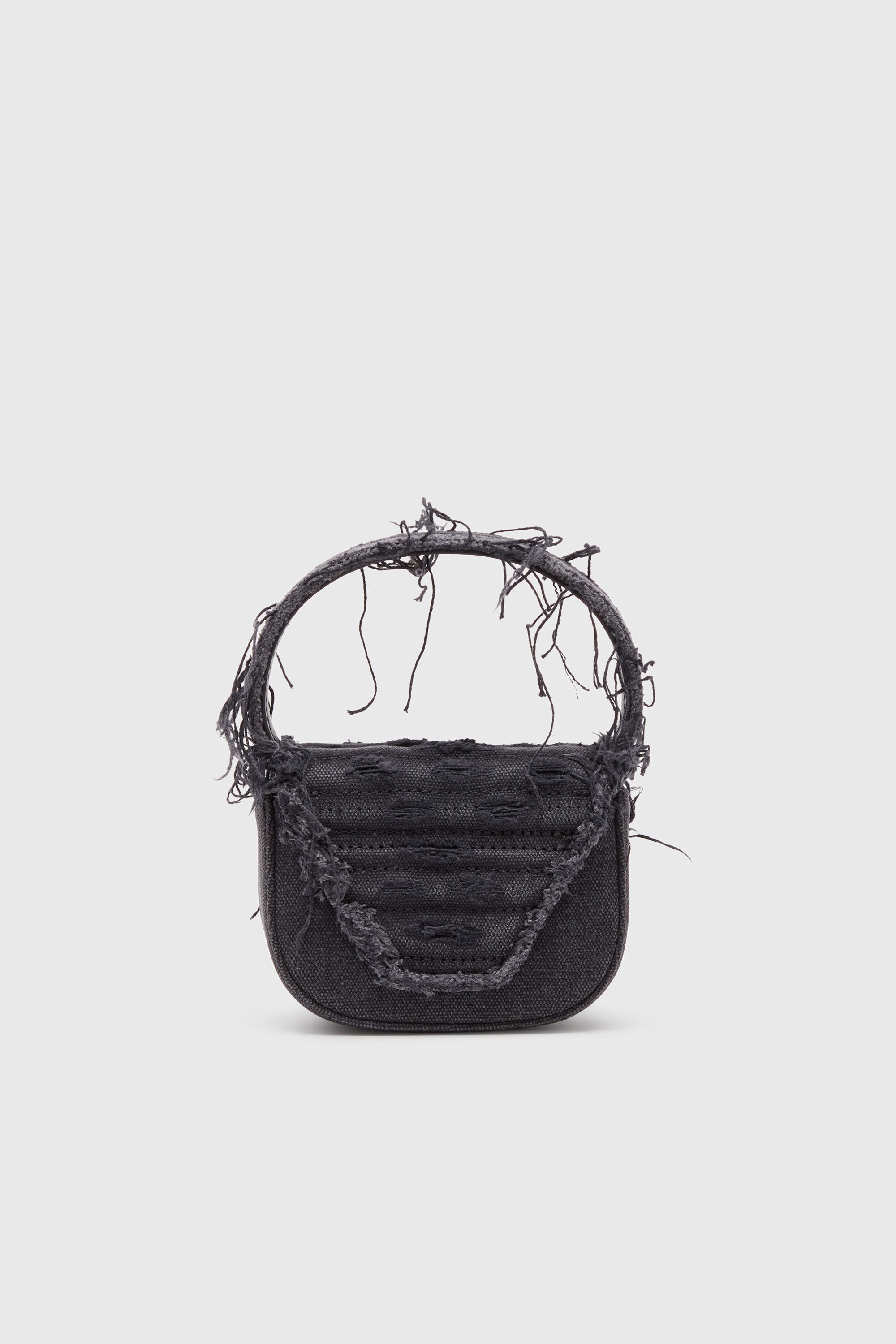 Diesel - 1DR XS, Damen 1DR XS-Ikonische Mini-Tasche aus Canvas und Leder in Schwarz - 3