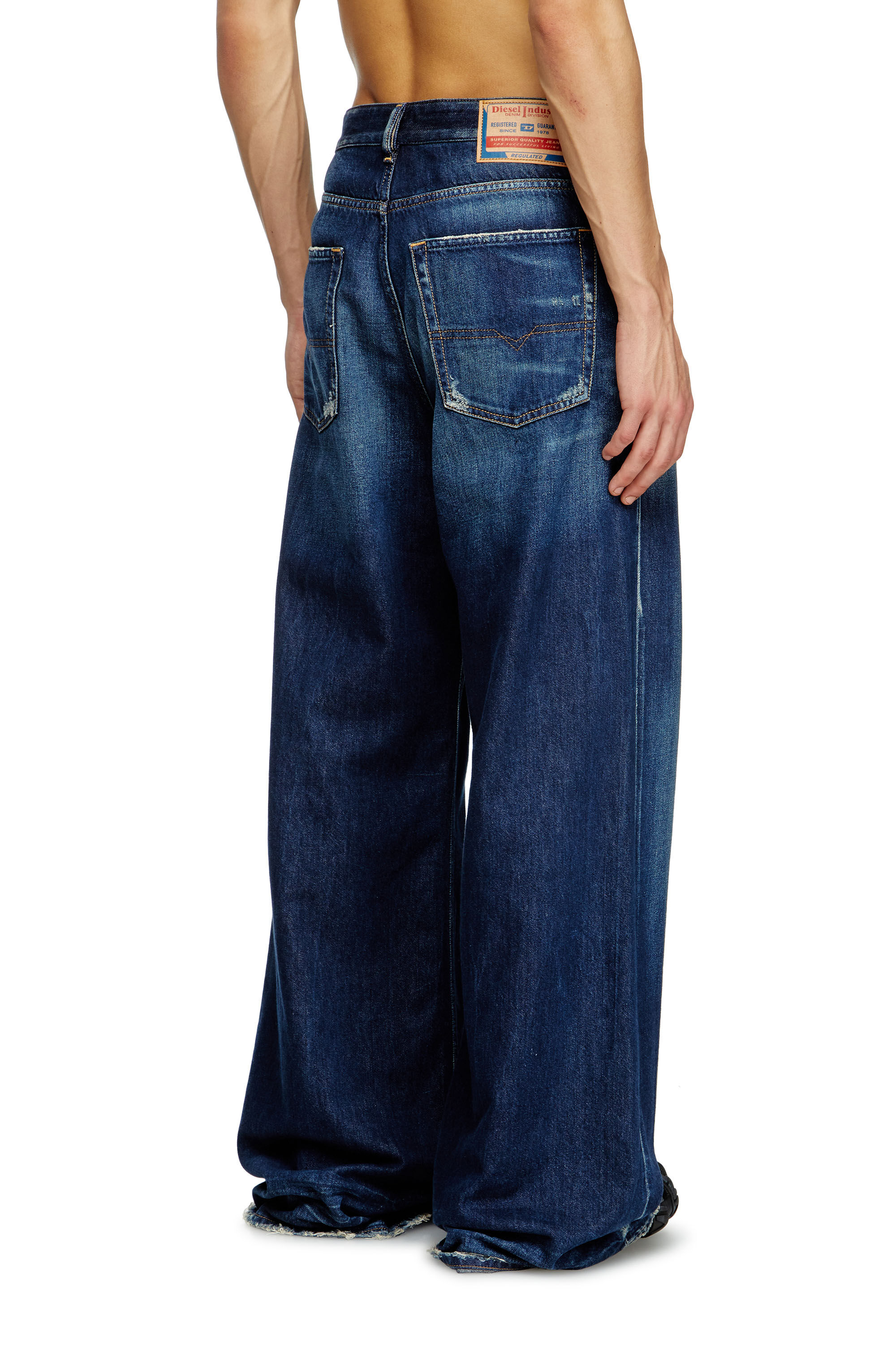 Diesel - Herren Relaxed Jeans D-Rise 09M06, Dunkelblau - 4
