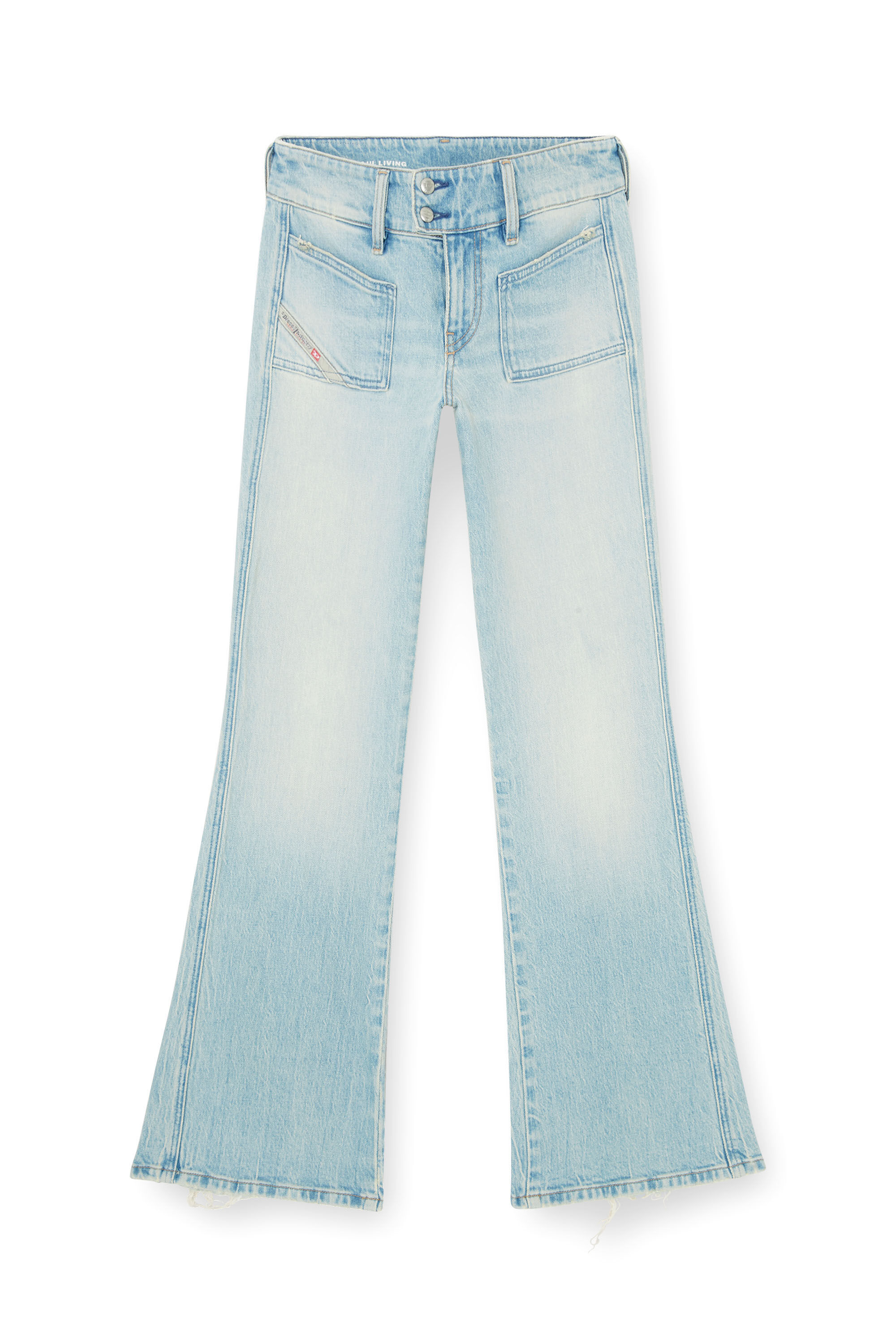Diesel - Damen Bootcut Jeans D-Hush 0KBBX, Hellblau - 6