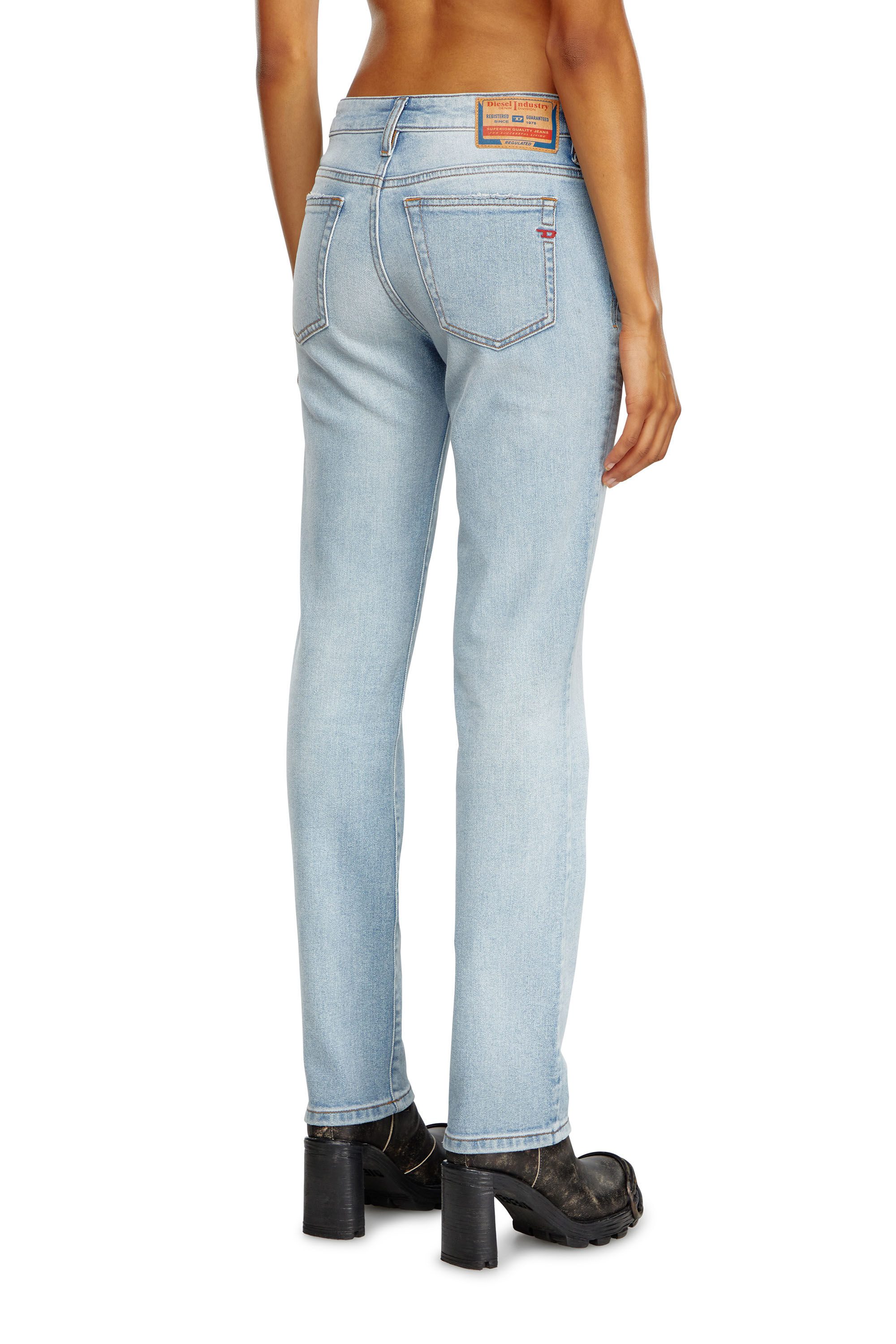 Diesel - Straight Jeans 1989 D-Mine 0GRDM, Light Blue - Image 4