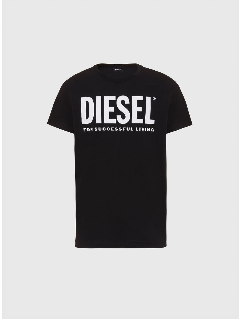 T Diego Logo Herren Logo T Shirt Aus Feinem Baumwolljersey Diesel