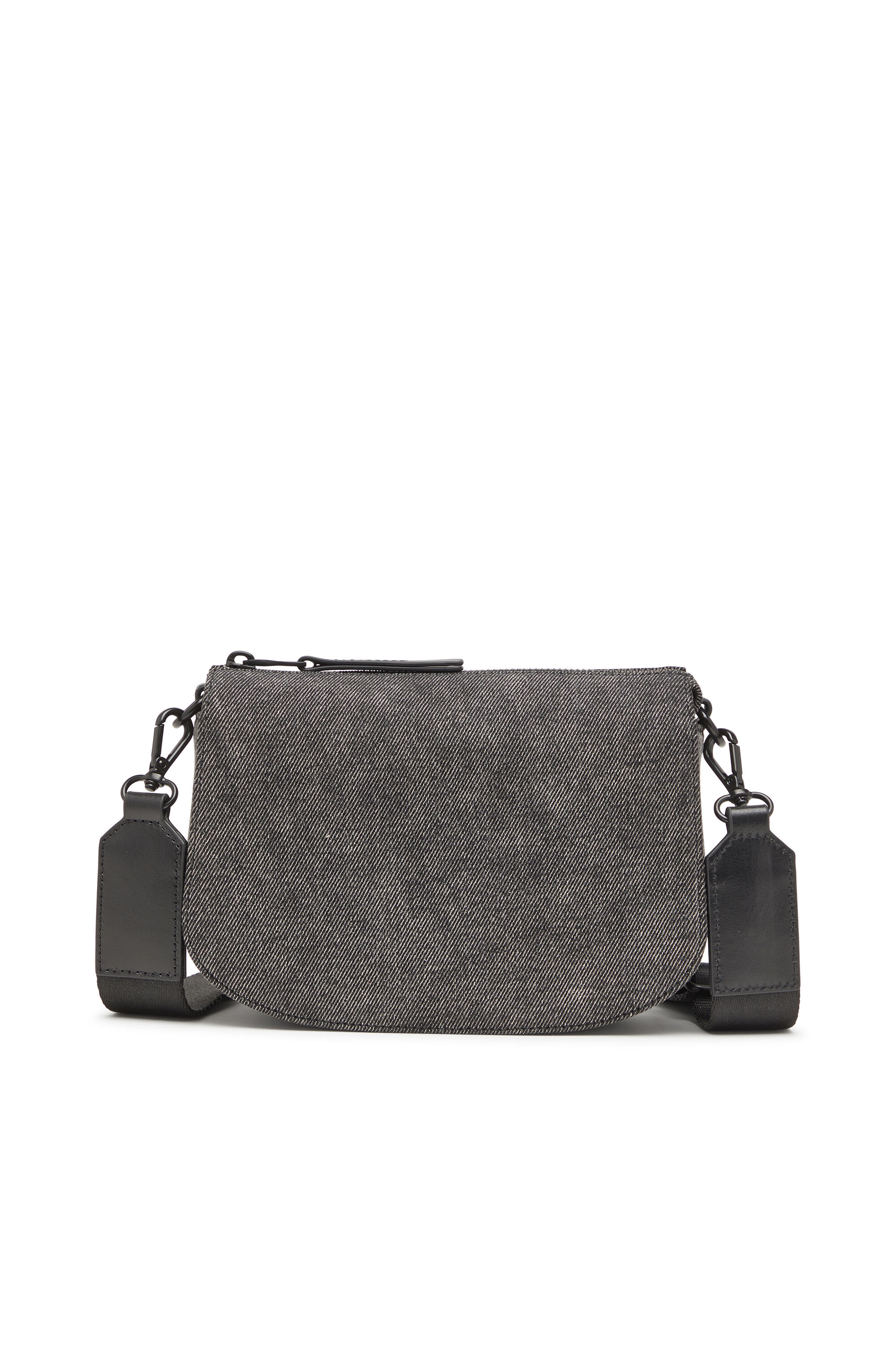 Diesel - 1DR CAMERA BAG, Unisex 1DR-Kameratasche aus gewaschenem Denim in Jeansgrau - 2