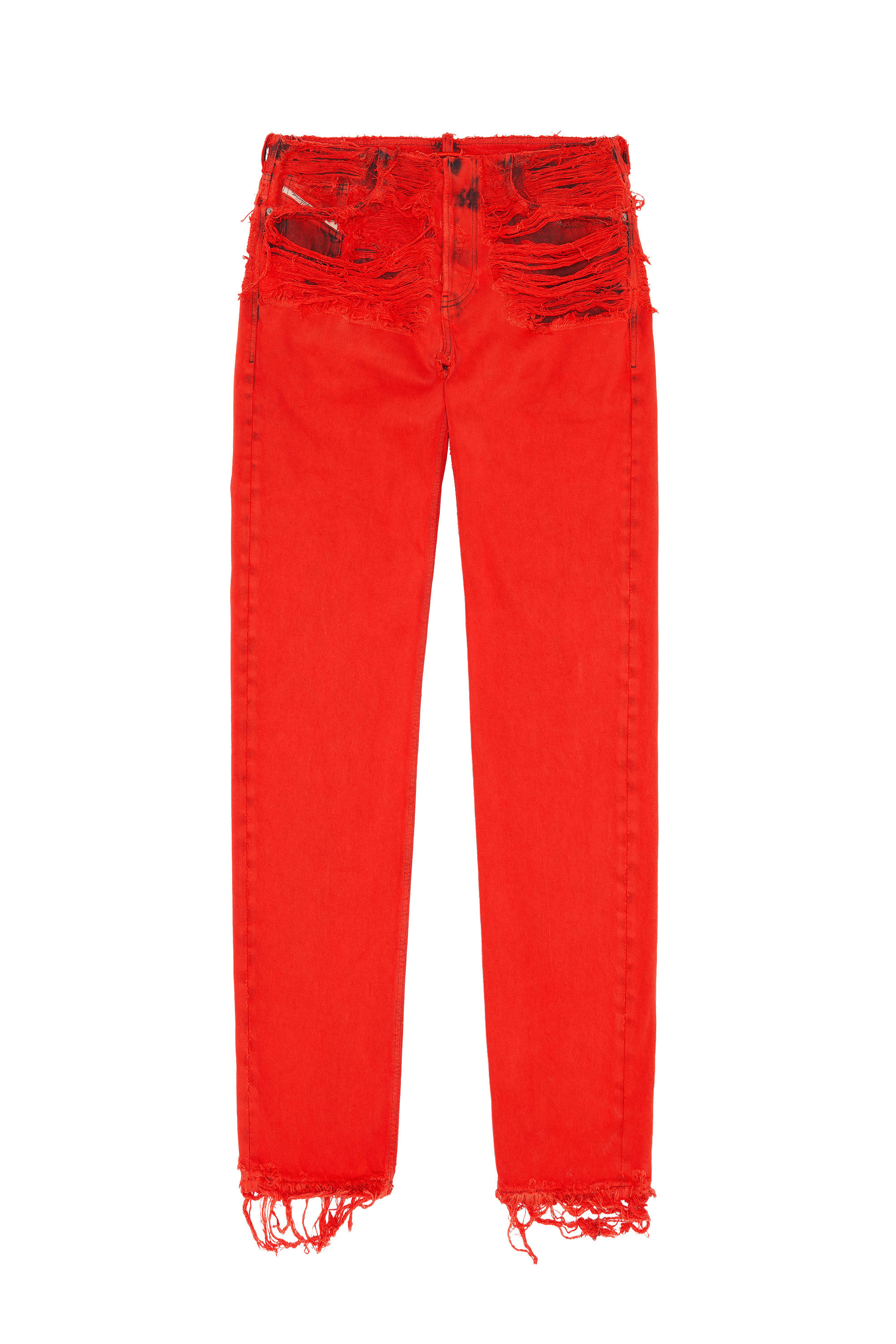 Diesel - 2010 D-Macs 007P1 Straight Jeans, Rot - Image 2
