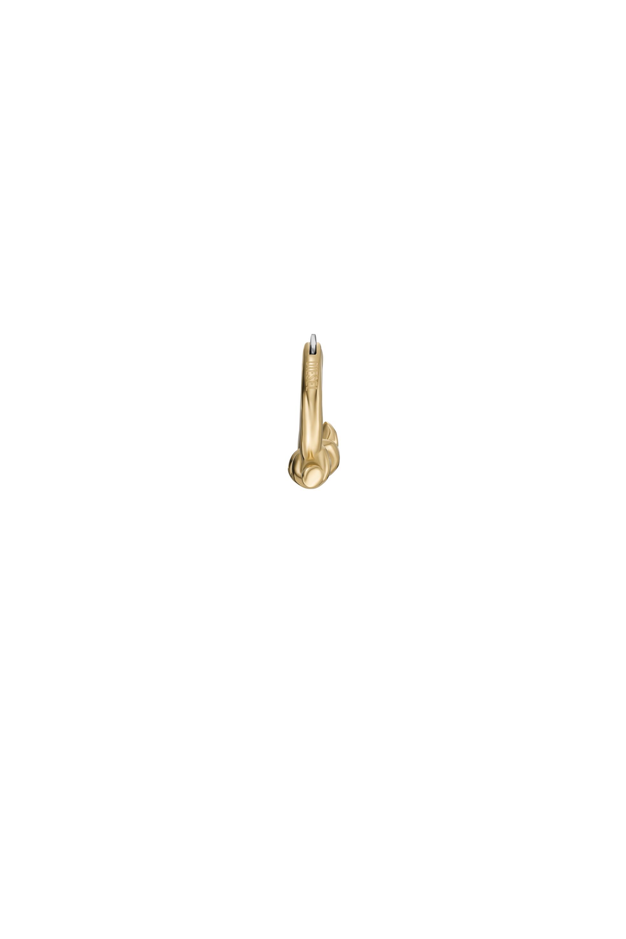 Diesel - DX1566710 JEWEL, Unisex Ohrring aus goldenem Edelstahl in Gold - 2