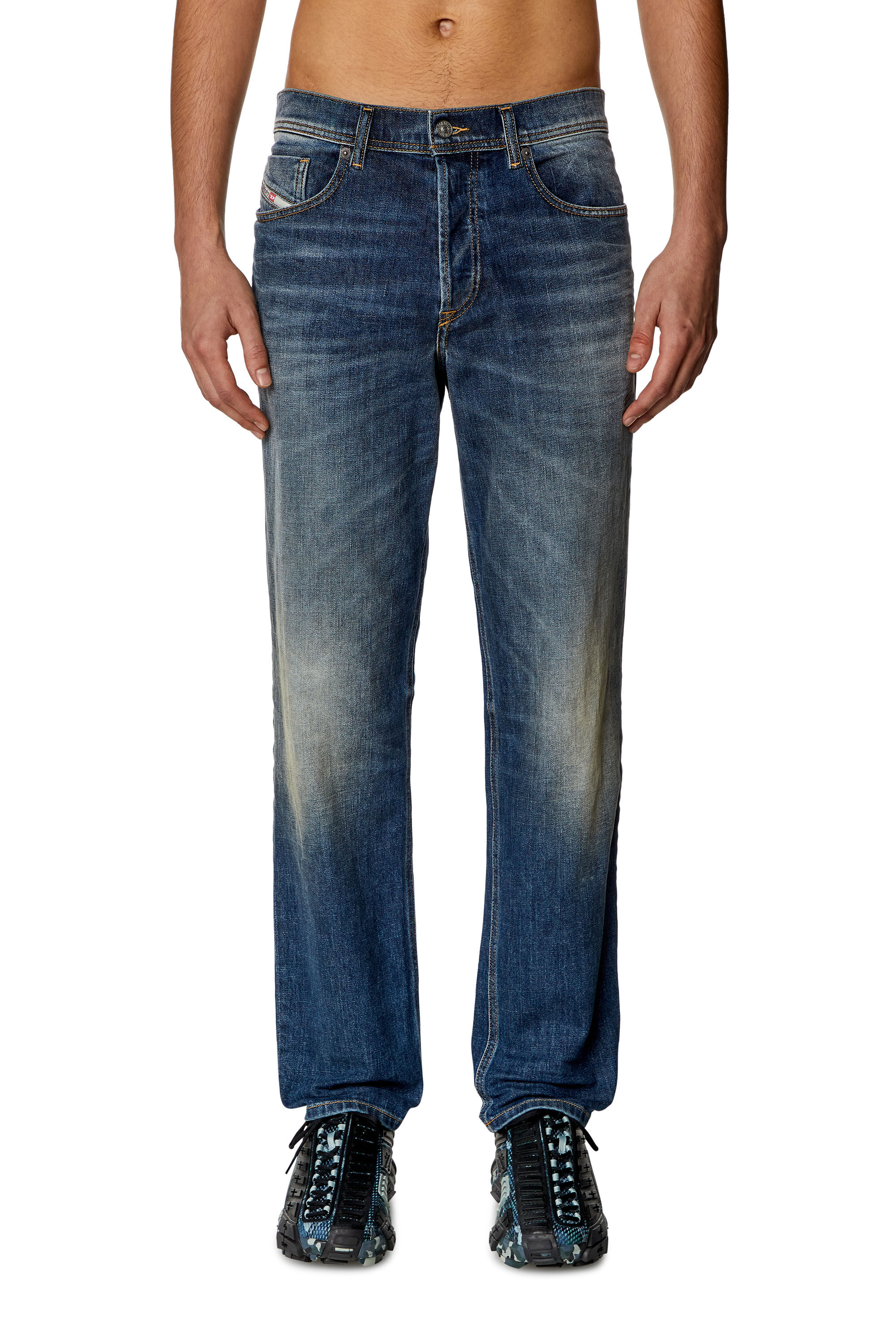 Diesel - Tapered Jeans 2023 D-Finitive 09H43, Dunkelblau - Image 3