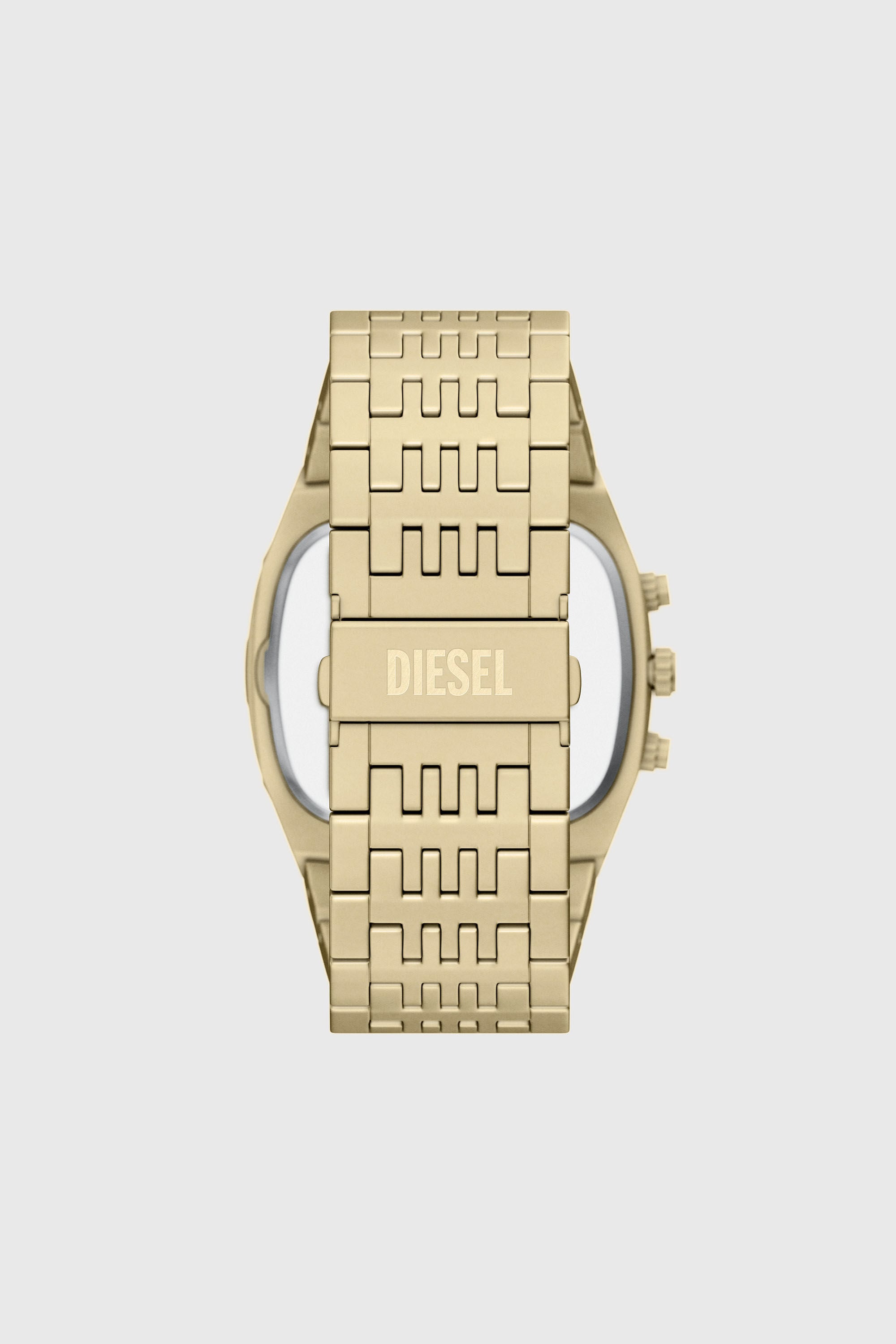 Diesel - DZ4718 WATCH, Man's Spiked Cushion gold-tone stainless steel watch in Gold - 2