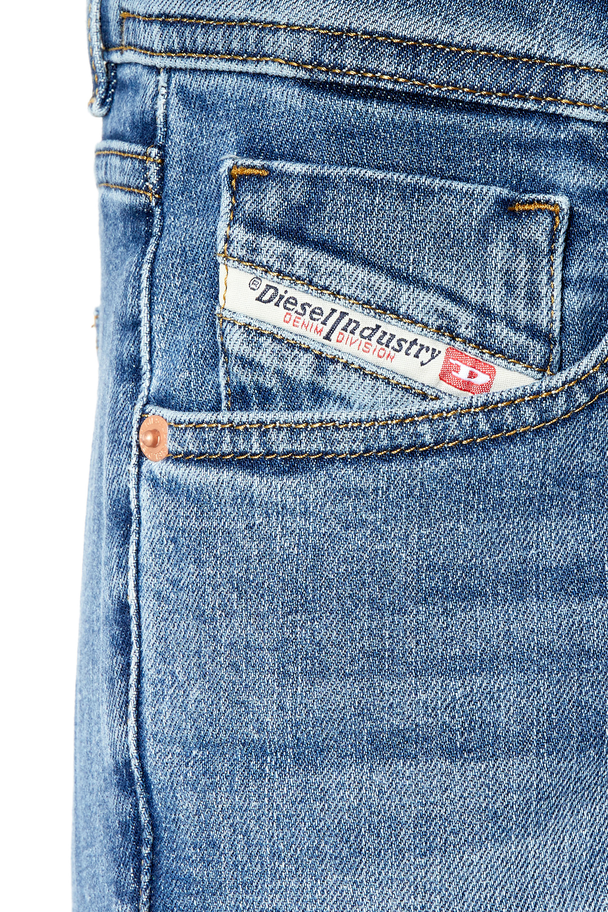 Diesel - 1969 D-Ebbey E86AM Bootcut and Flare Jeans, Mittelblau - Image 5