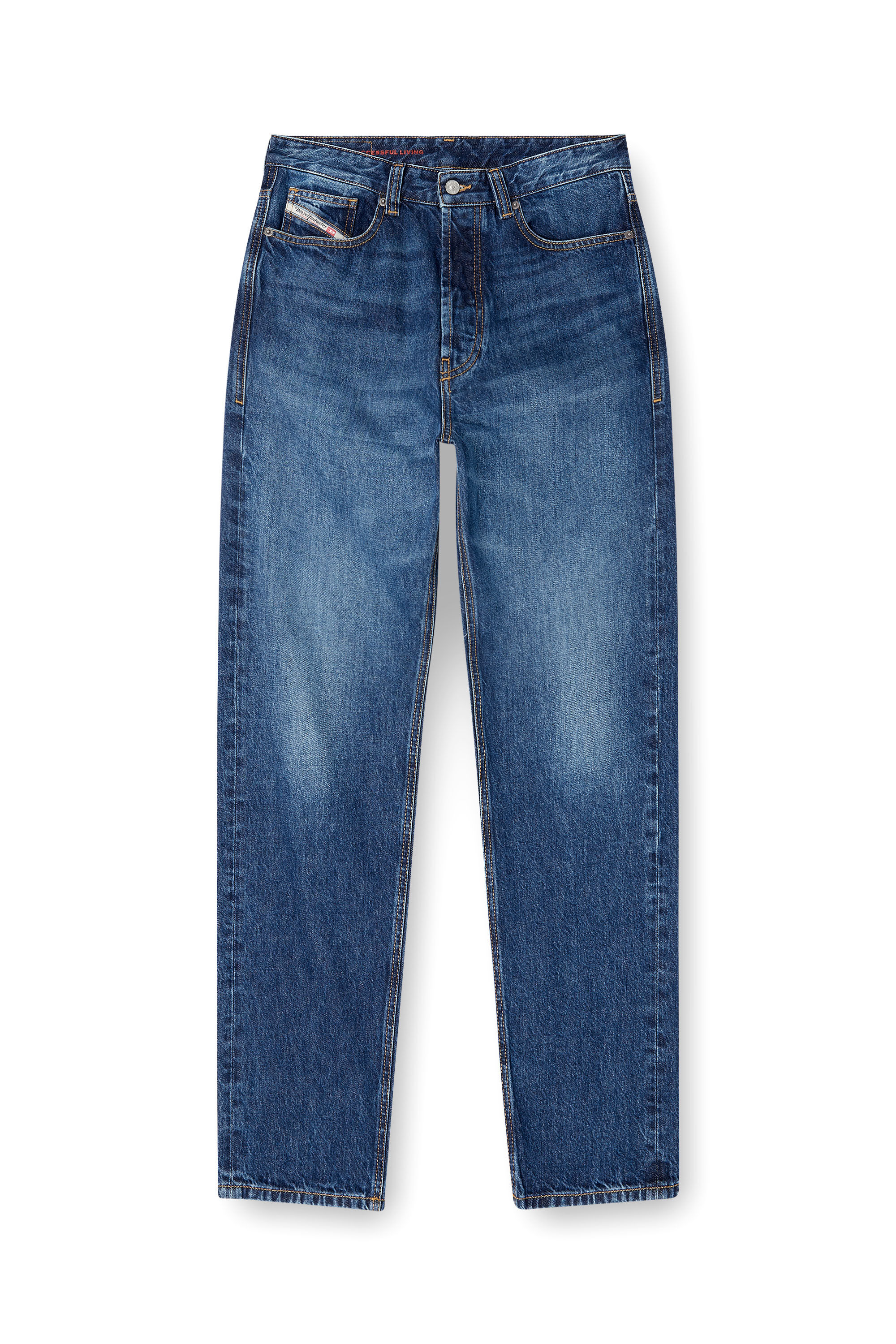 Diesel - Herren Regular Jeans 2024 D-Macs 09I27, Mittelblau - 2
