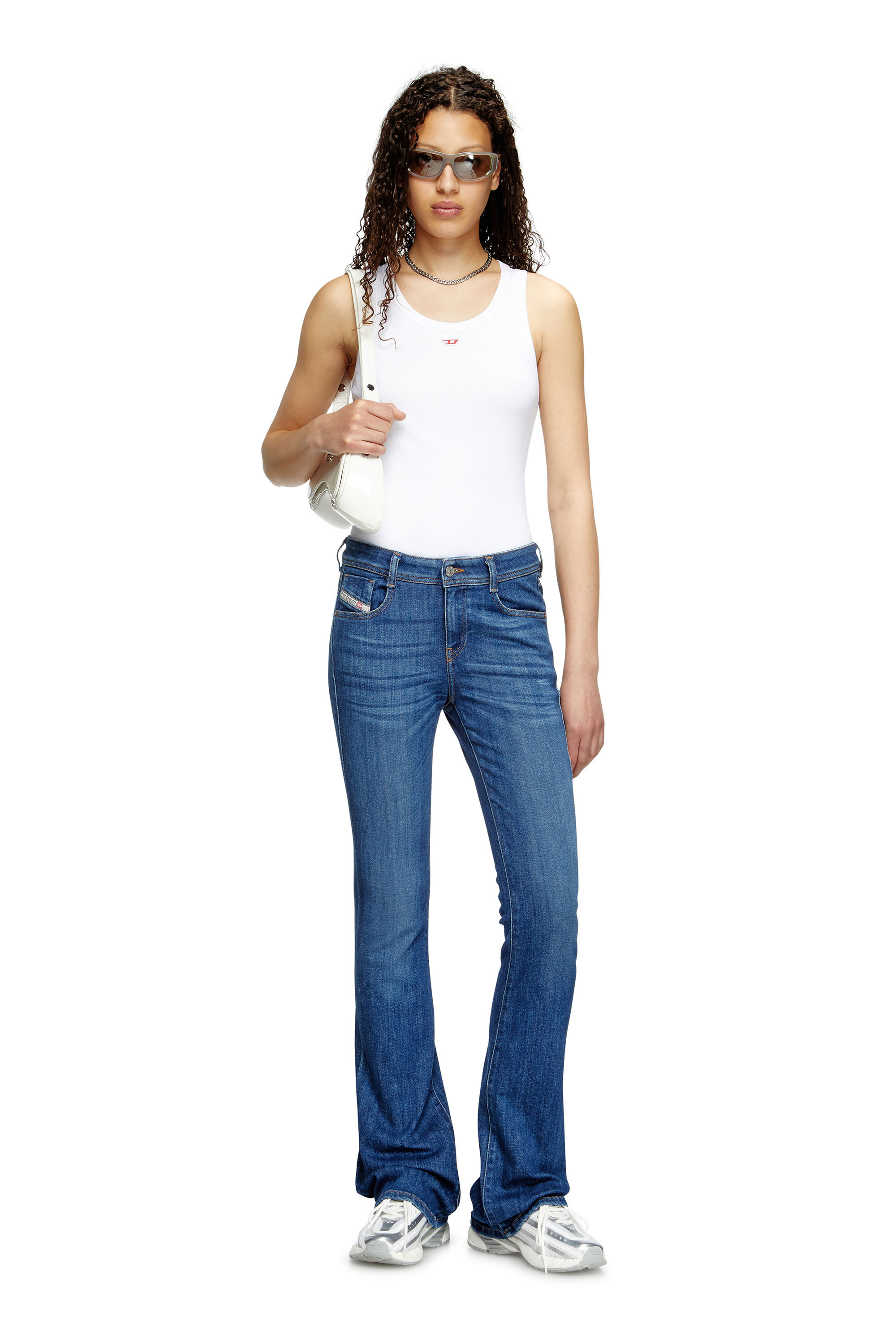 Diesel - Damen Bootcut Jeans 1969 D-Ebbey 0DBDN, Schwarz/Dunkelgrau - 1