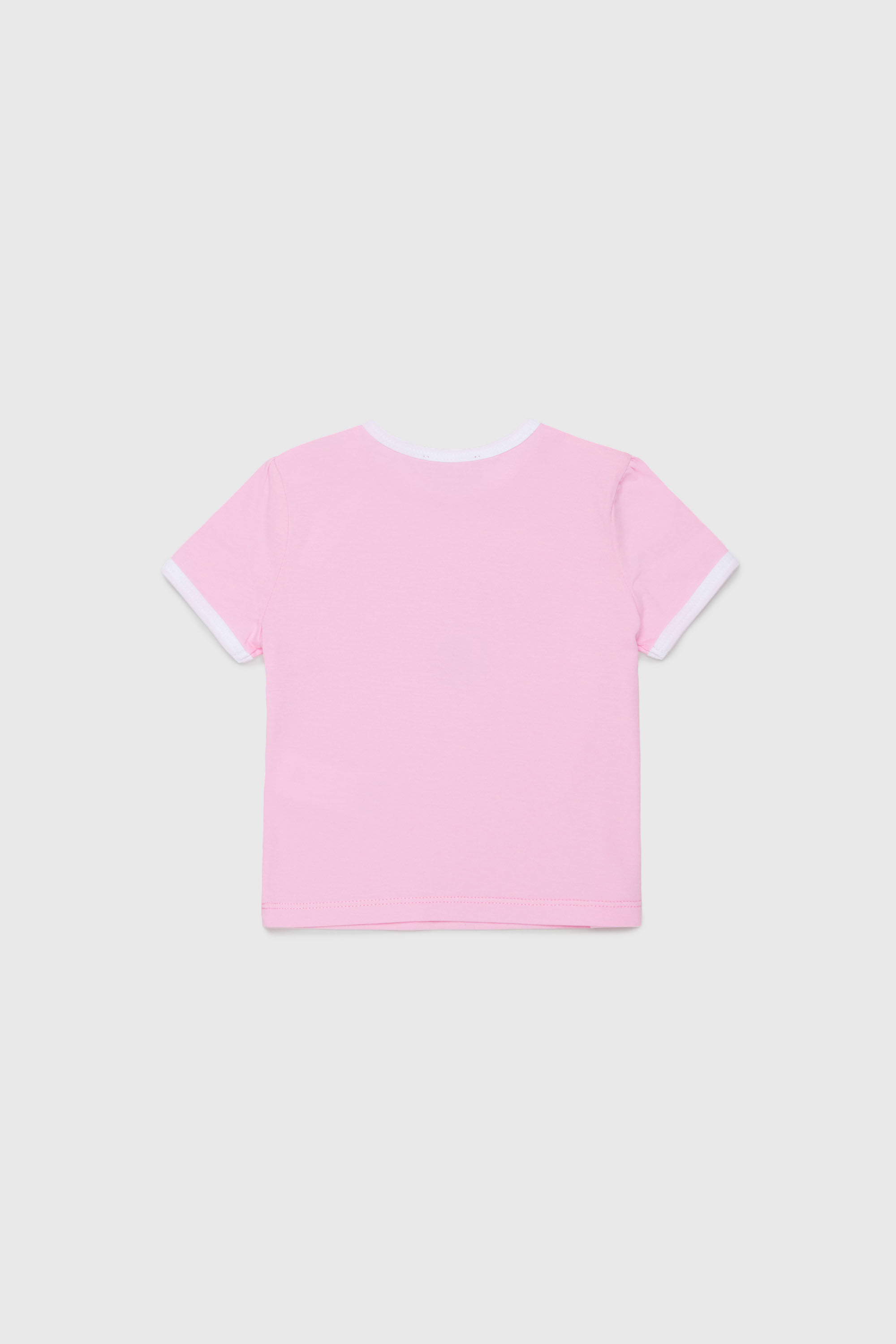 Diesel - TEPAB, Damen Baumwoll-T-Shirt mit Logo in Glitzeroptik in Rosa - 2