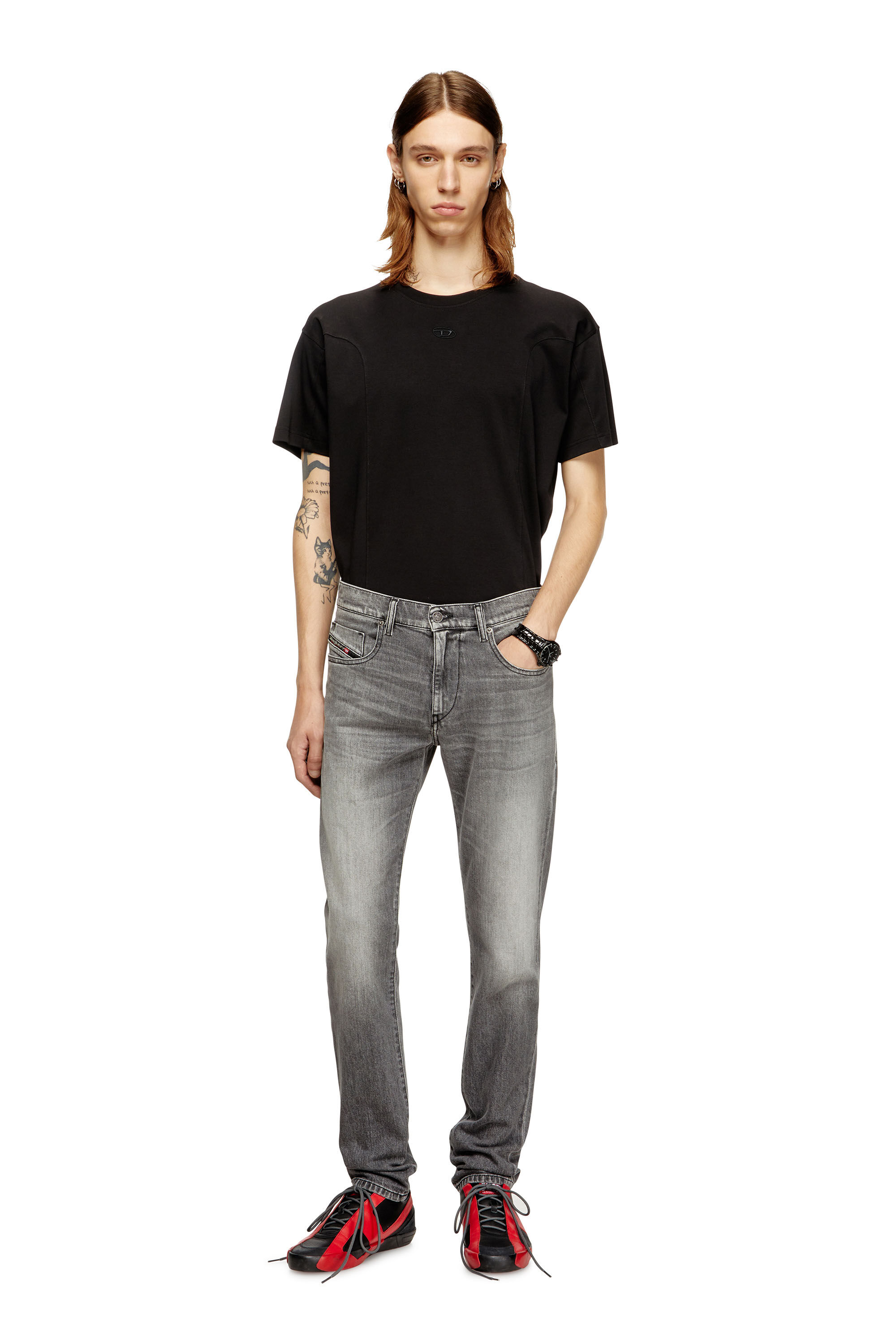 Diesel - Herren Slim Jeans 2019 D-Strukt 09M30, Grau - 1