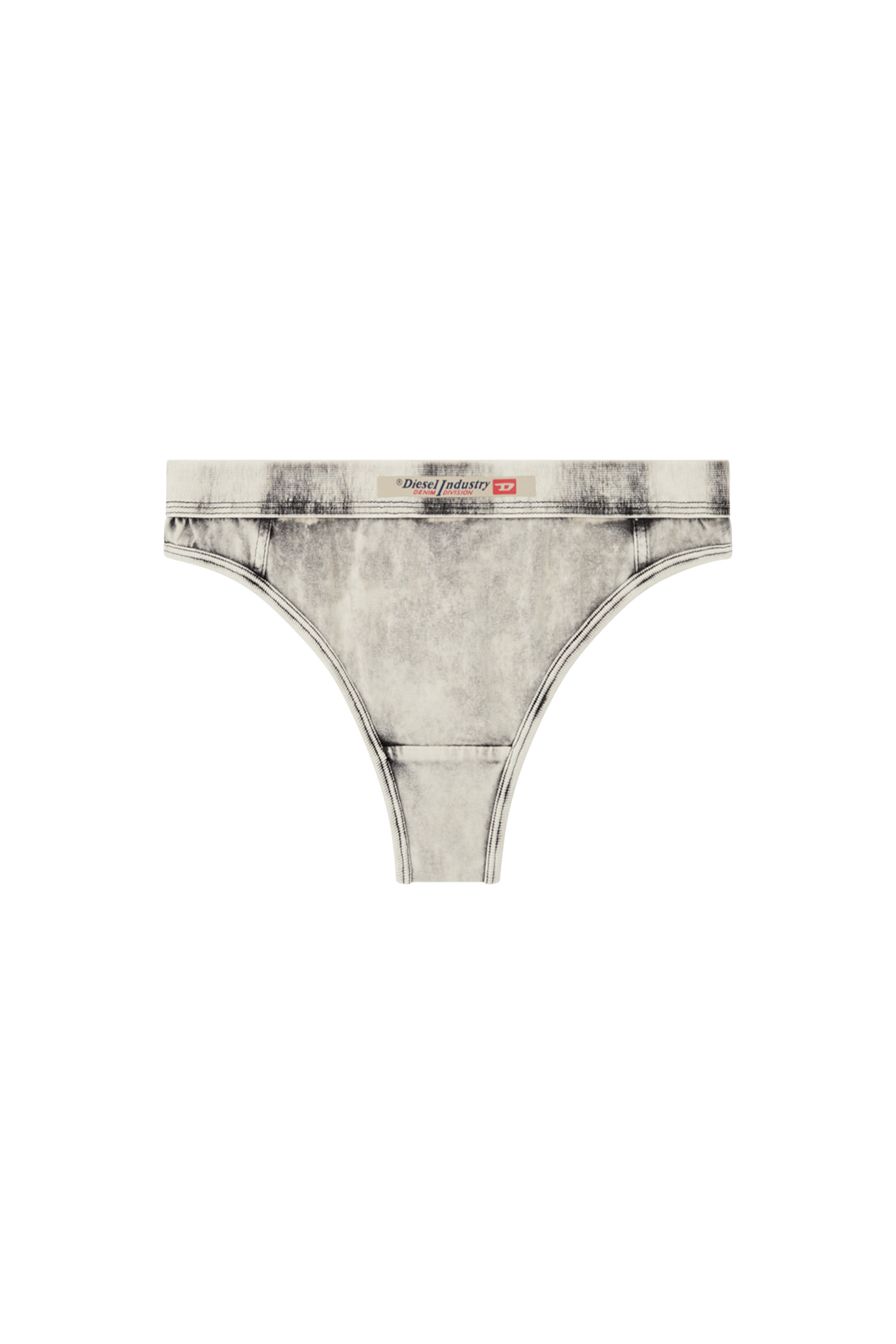 Diesel - CLODIA-DNM, Damen Briefs aus Jersey mit Denim-Effekt in Grau - 2