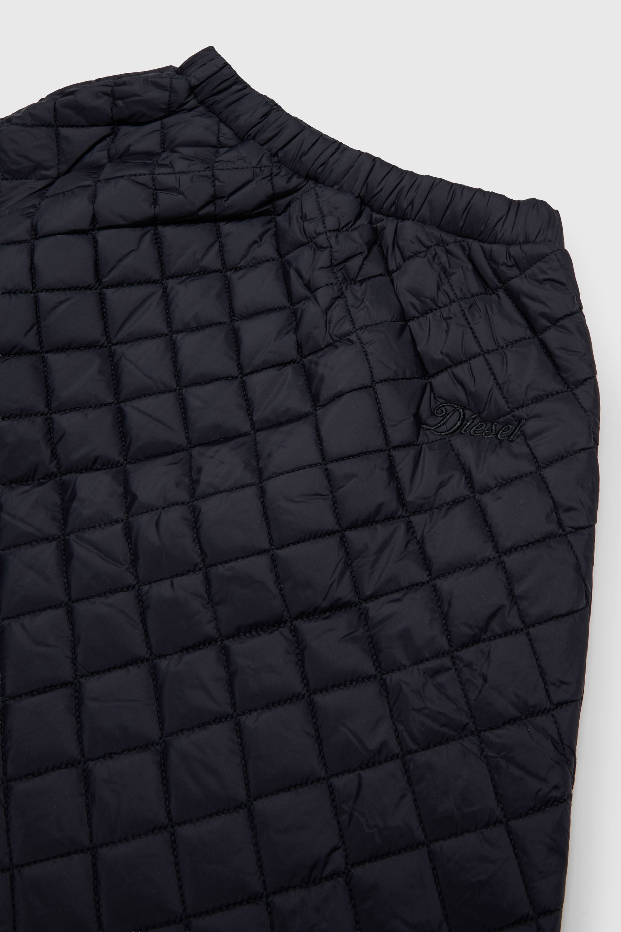 Diesel - GMONTY, Woman's Quilted nylon skirt in Black - 3