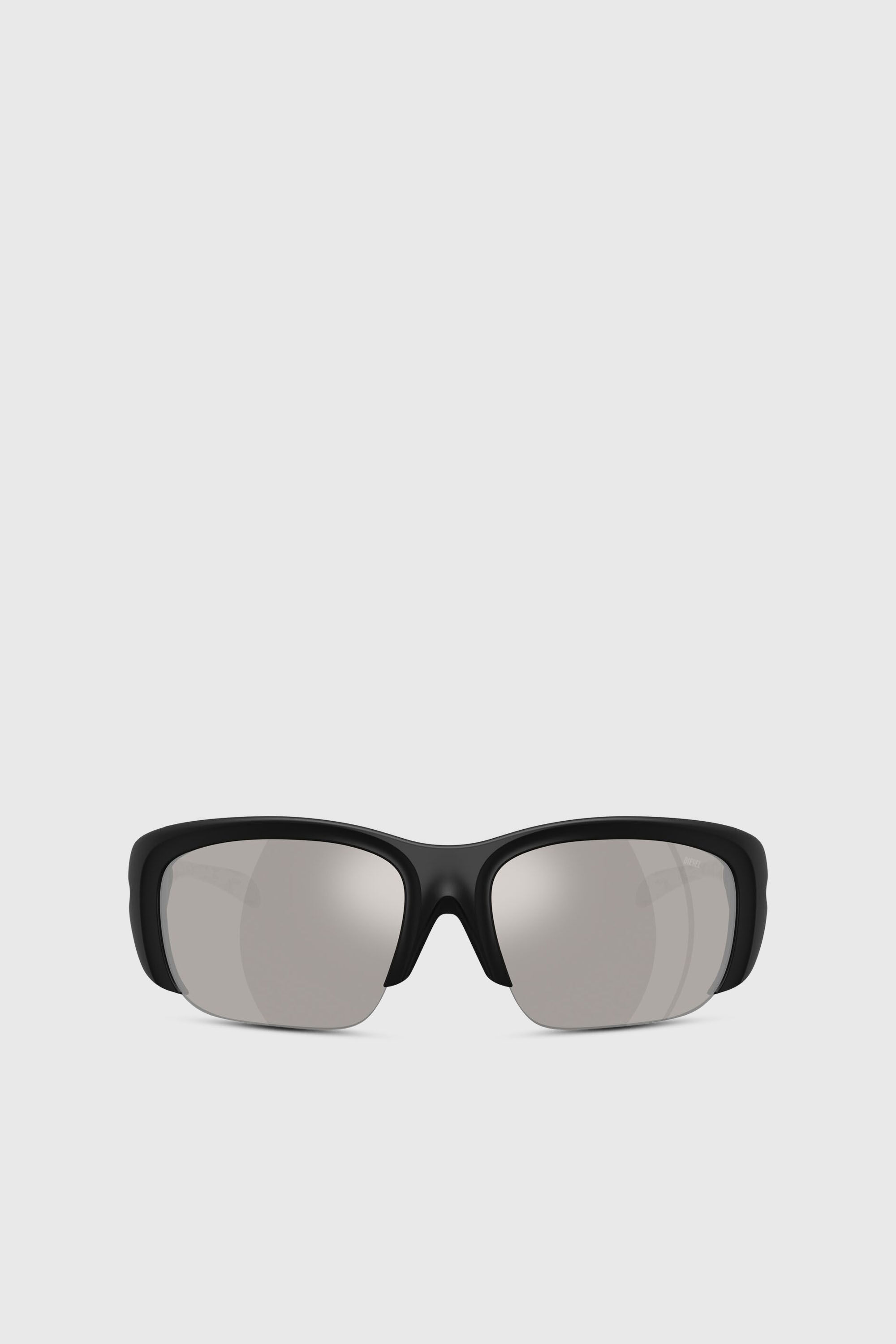 Diesel - 0DL3016U, Unisex Sonnenbrille mit Wickelb&uuml;geln in Schwarz/Grau - 1